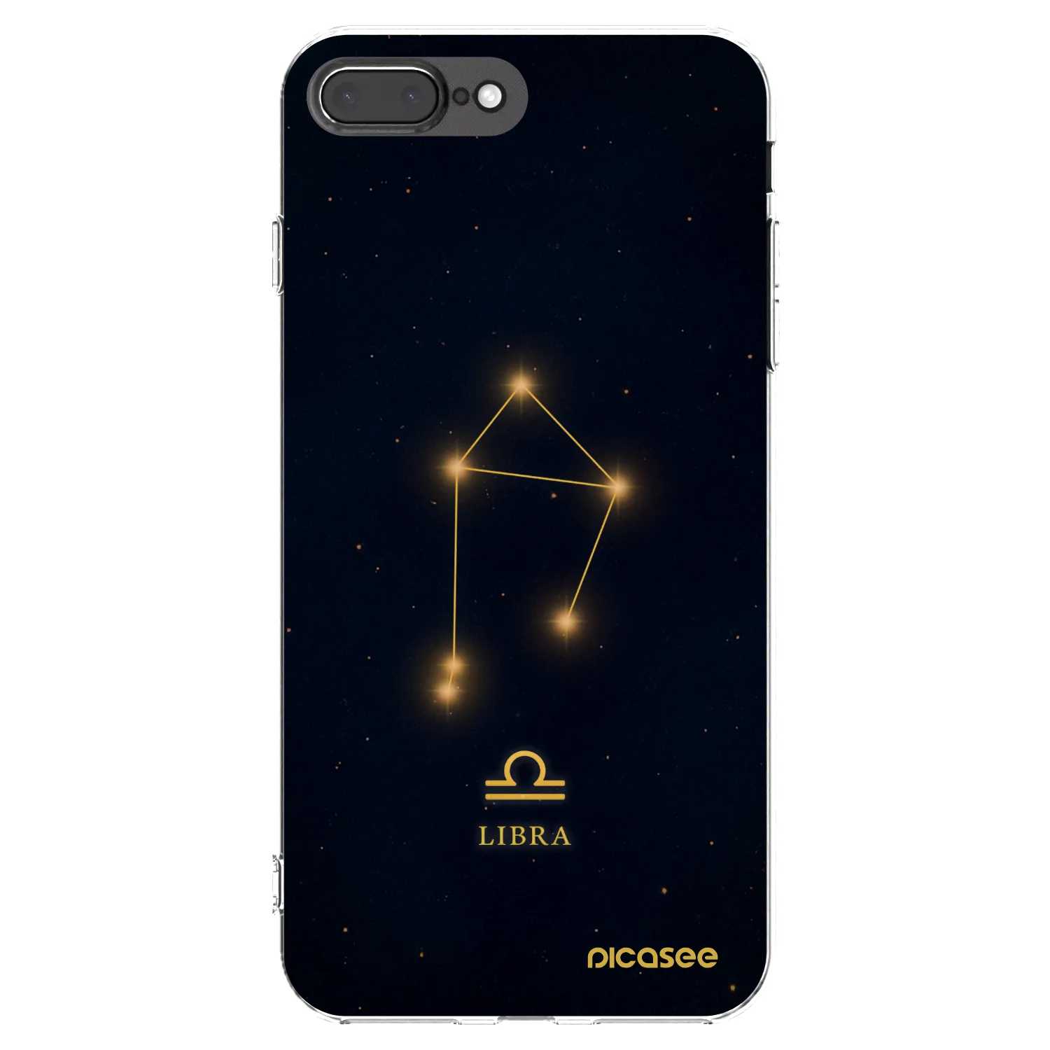 Picasee silikonski prozorni ovitek za Apple iPhone 8 Plus - LIBRA