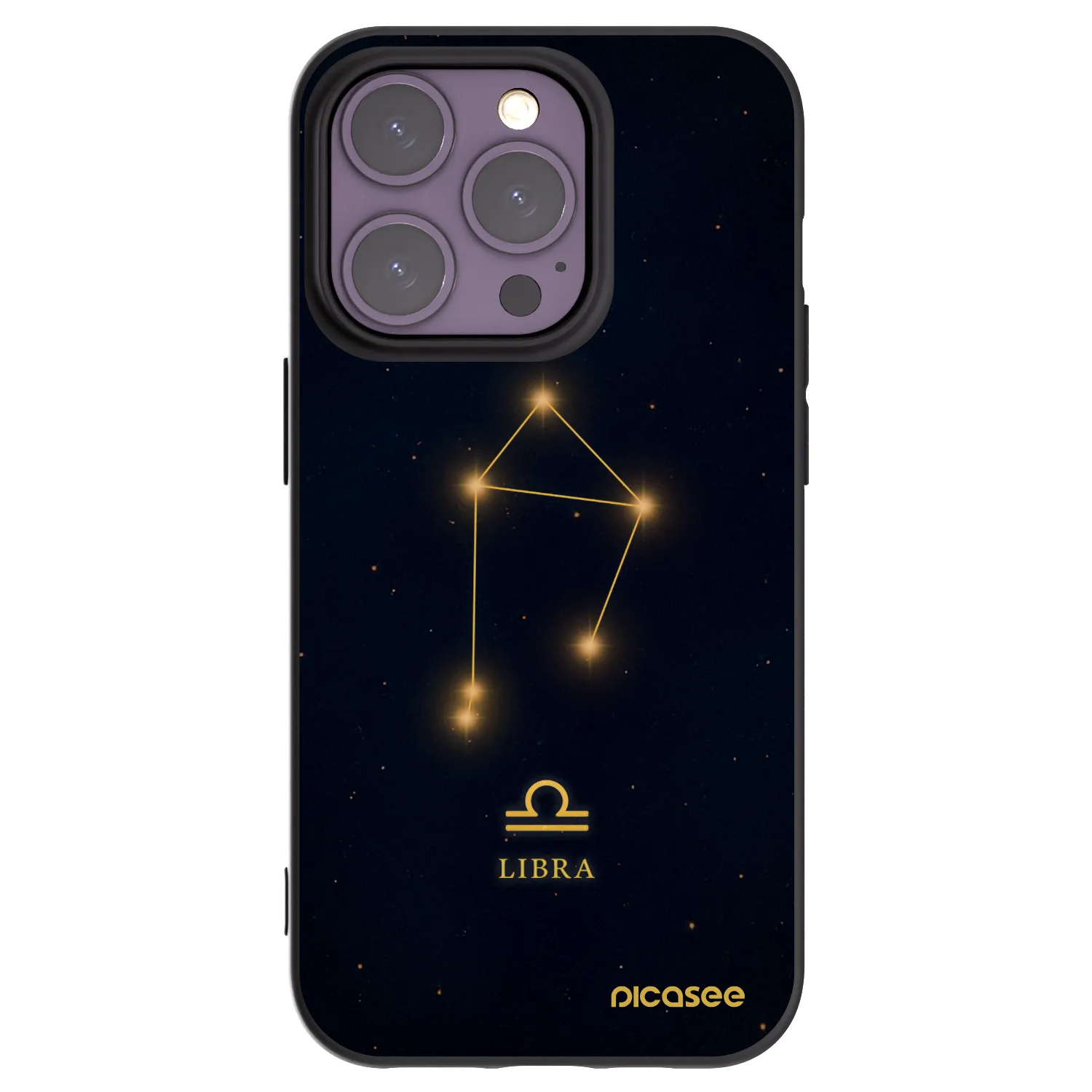 Picasee silikonski črni ovitek za Apple iPhone 14 Pro - LIBRA