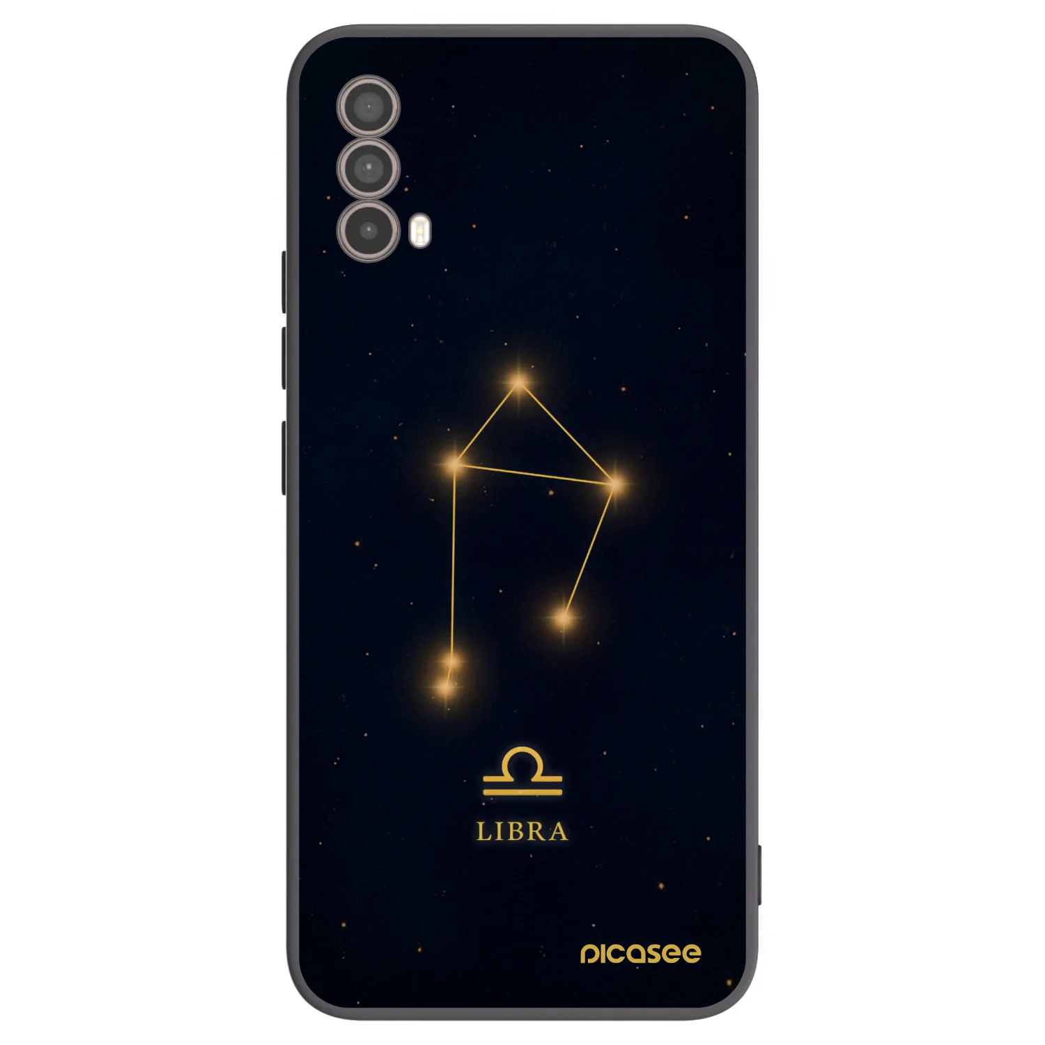 Picasee silikonski črni ovitek za Motorola Moto E40 - LIBRA
