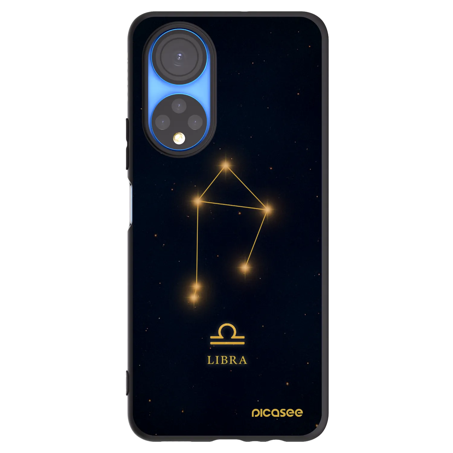 Picasee silikonski črni ovitek za Honor X7 - LIBRA
