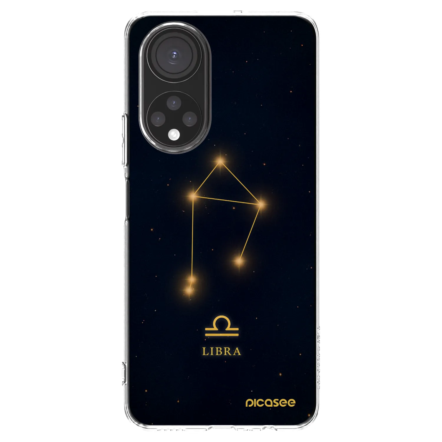 Picasee silikonski prozorni ovitek za Honor X7 - LIBRA