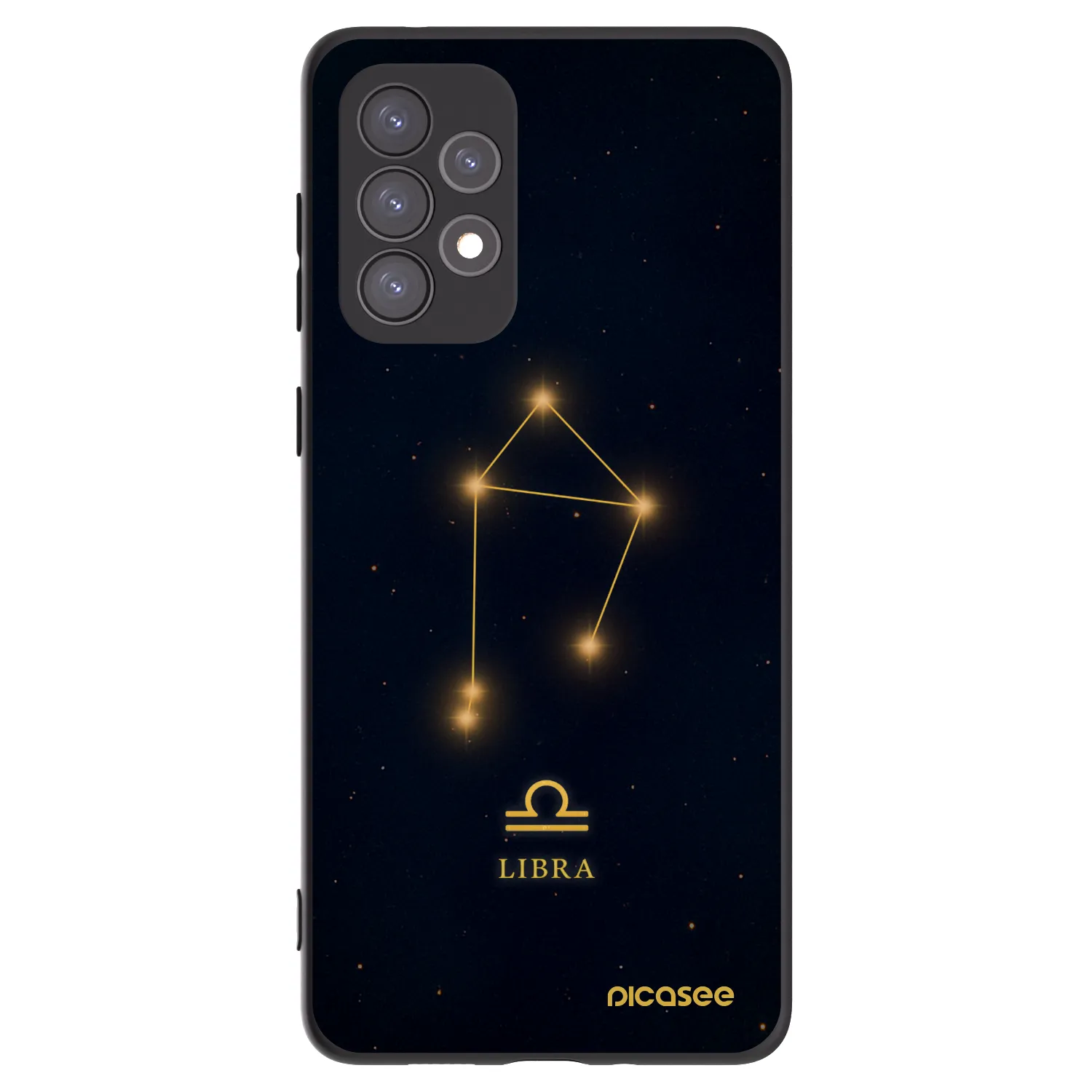 Picasee silikonski črni ovitek za Samsung Galaxy A73 5G - LIBRA