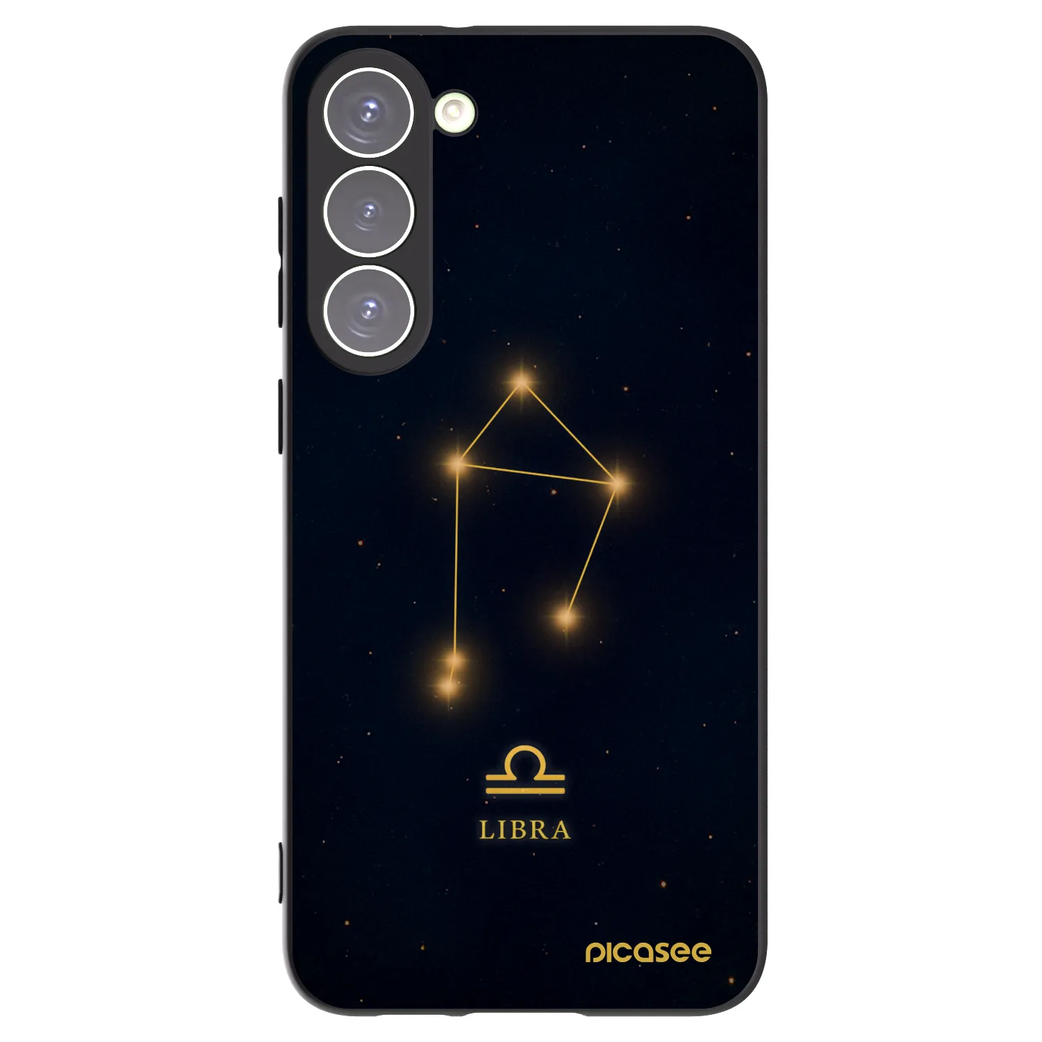 Picasee silikonski črni ovitek za Samsung Galaxy S23+ 5G - LIBRA