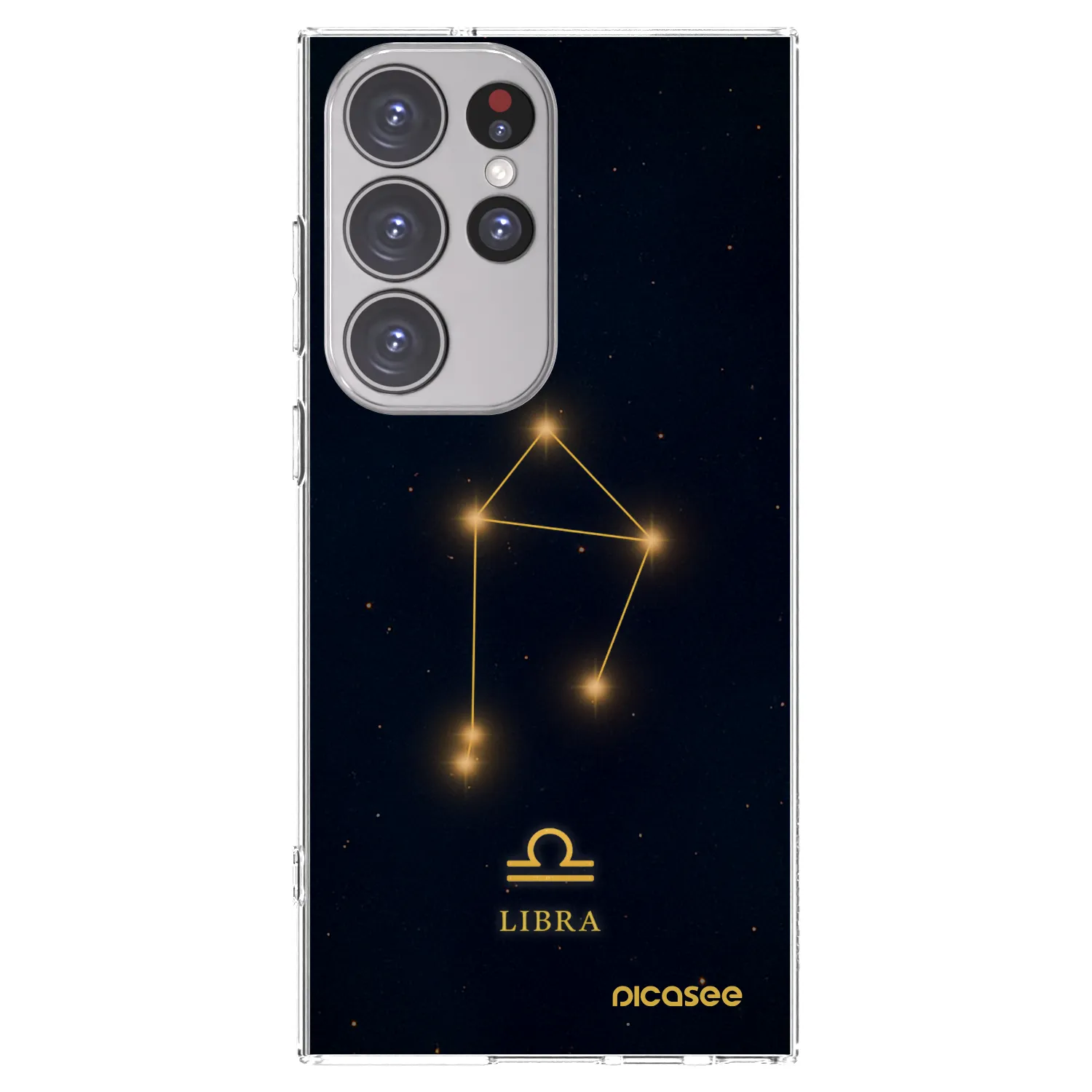 Picasee silikonski prozorni ovitek za Samsung Galaxy S23 Ultra 5G - LIBRA