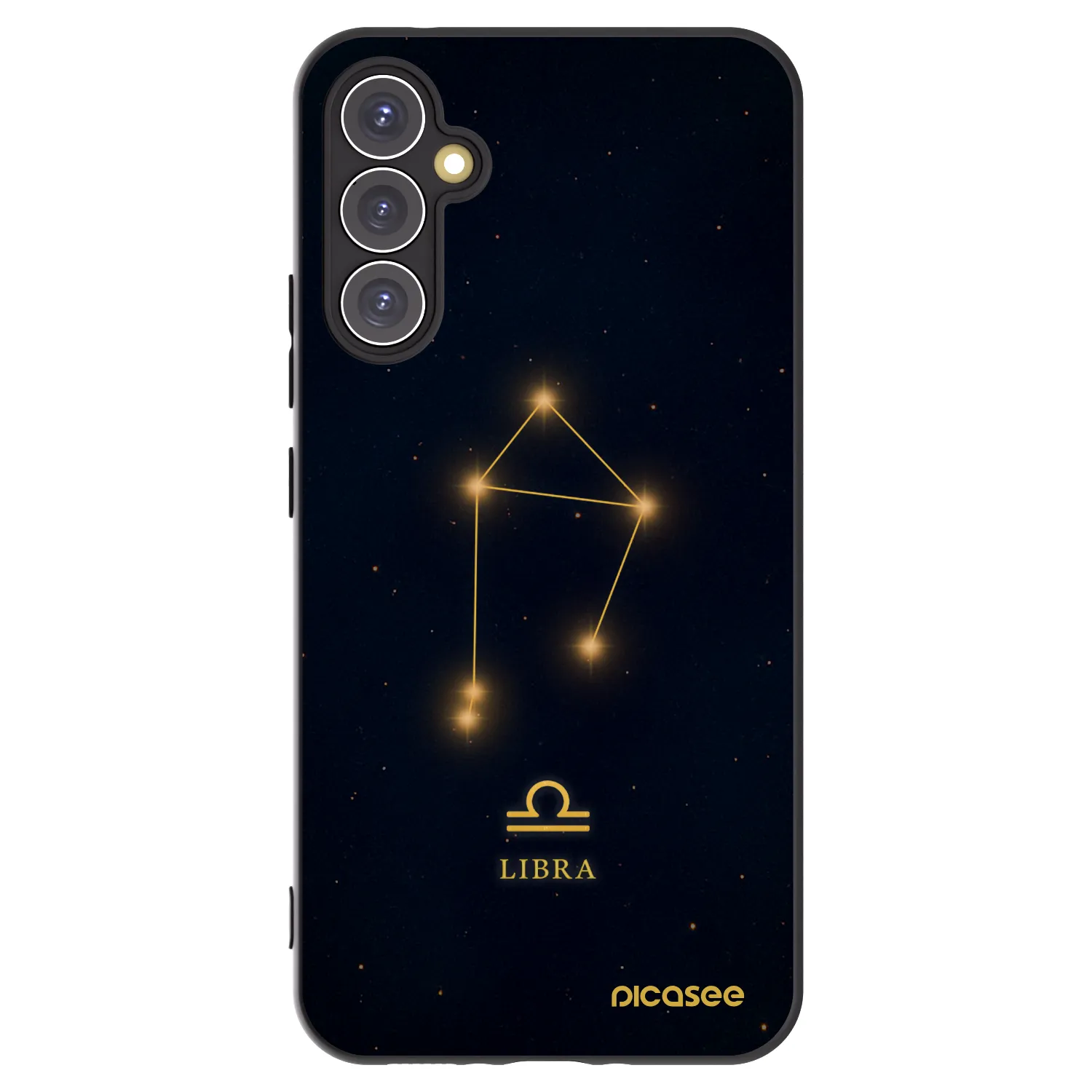 Picasee silikonski črni ovitek za Samsung Galaxy A34 5G A346B - LIBRA