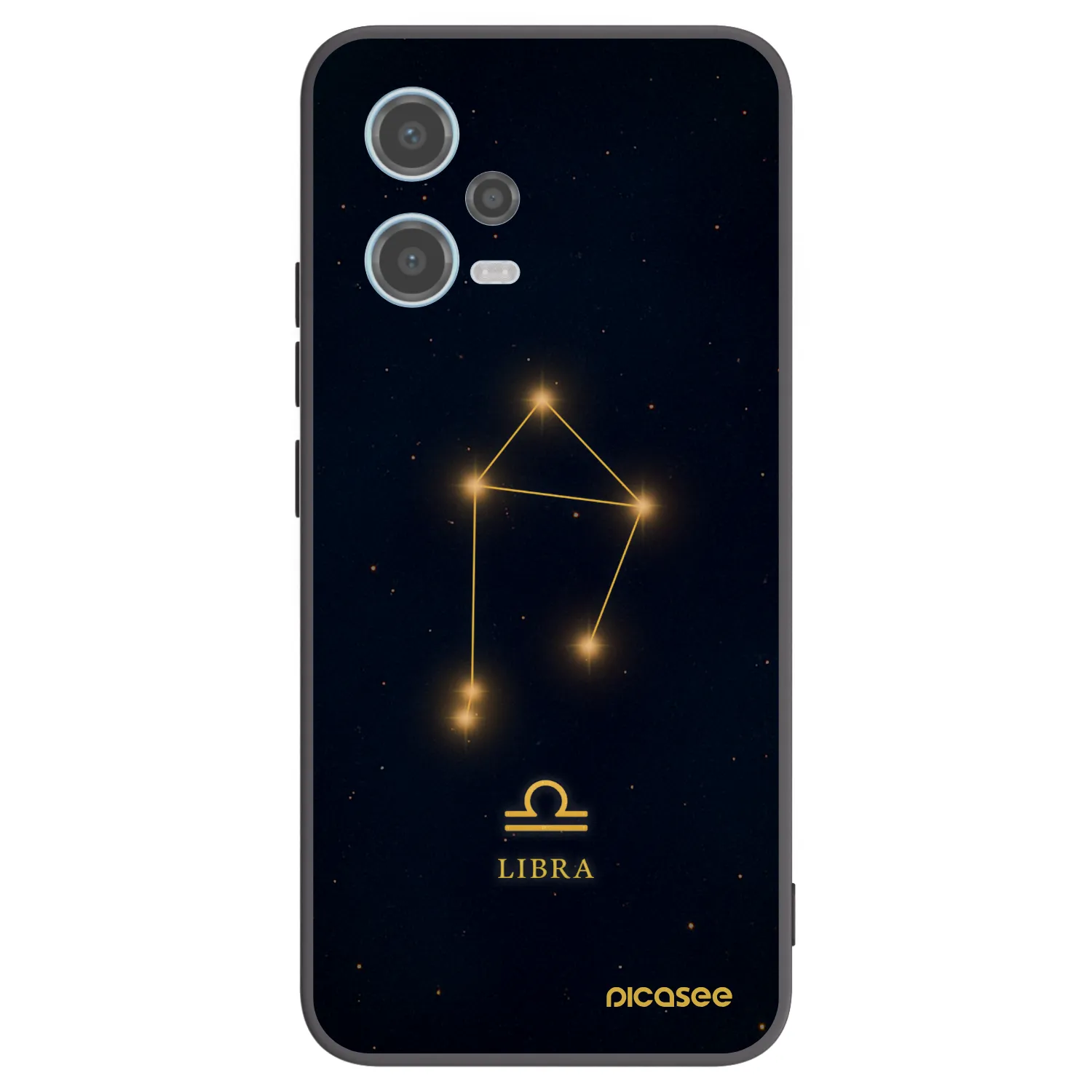 Picasee silikonski črni ovitek za Xiaomi Redmi Note 12 5G - LIBRA
