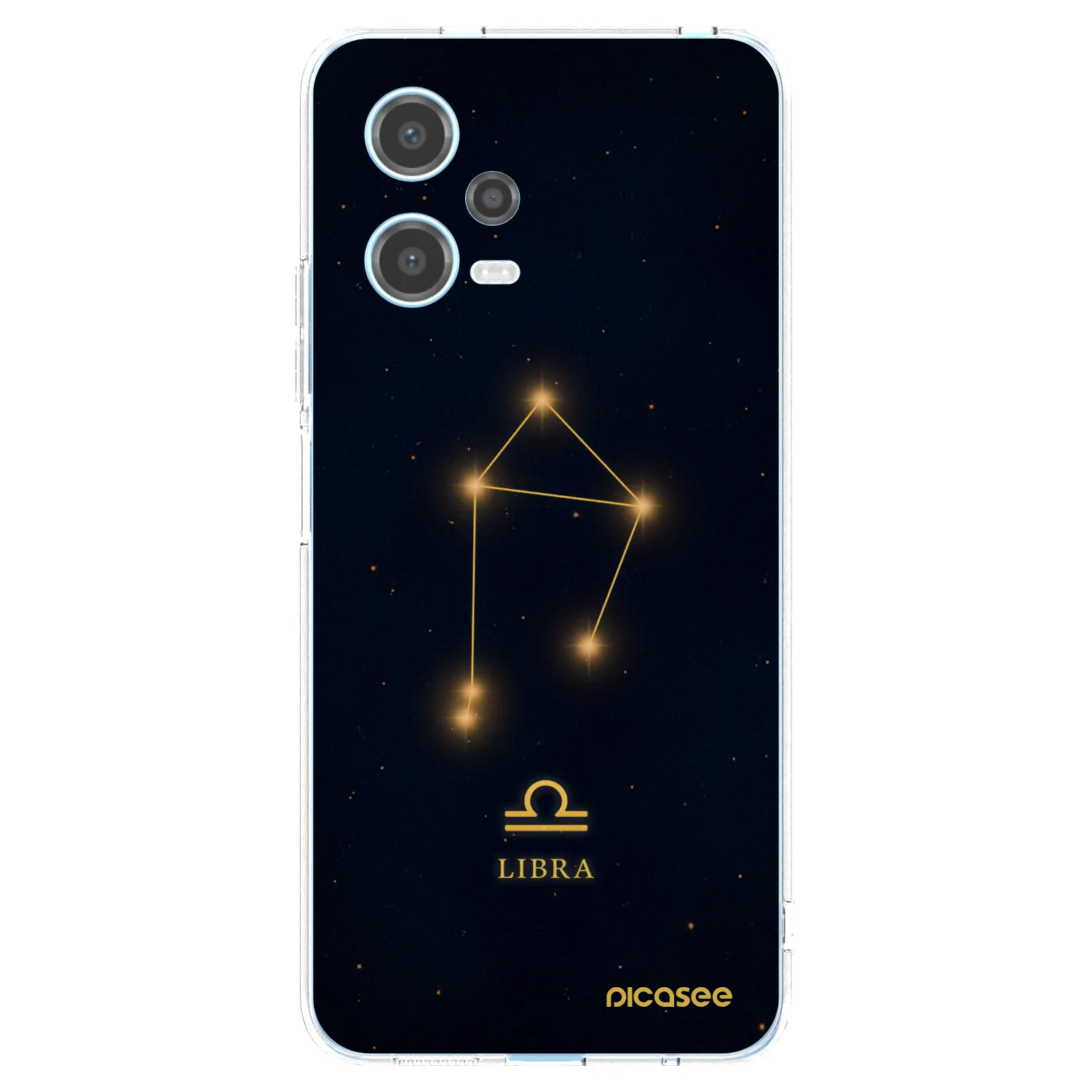Picasee silikonski prozorni ovitek za Xiaomi Redmi Note 12 5G - LIBRA
