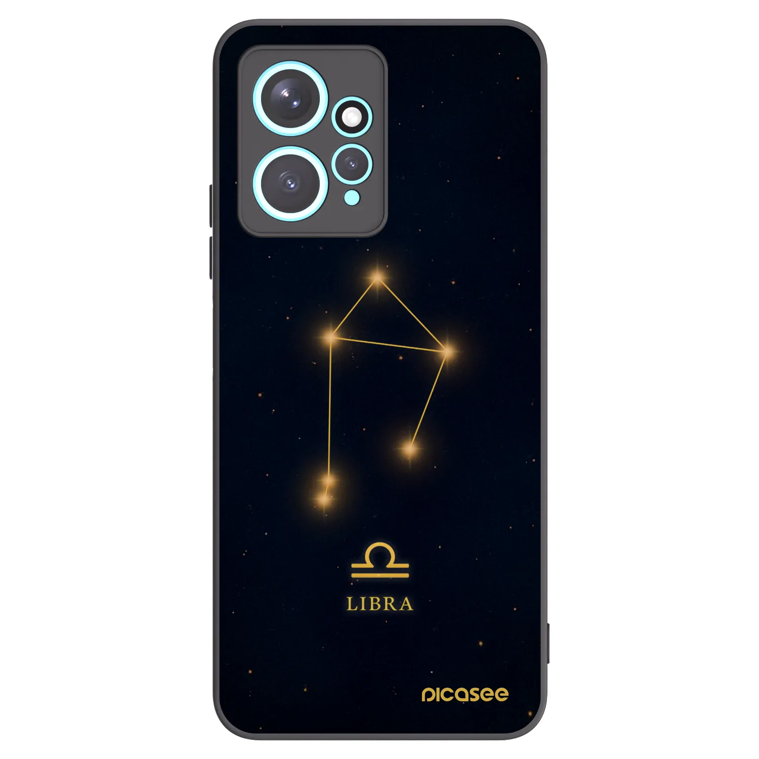 Picasee silikonski črni ovitek za Xiaomi Redmi Note 12 4G - LIBRA
