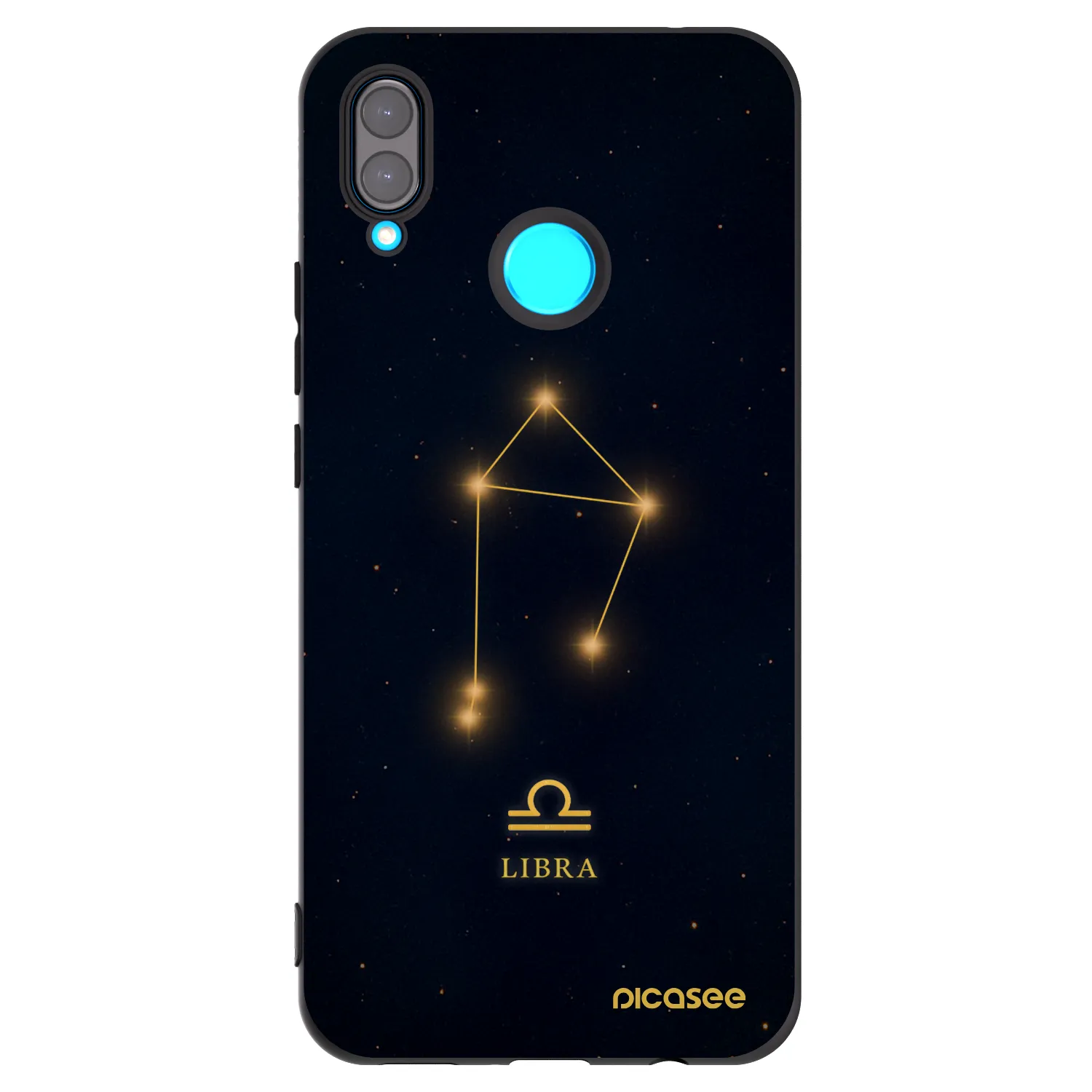 Picasee silikonski črni ovitek za Huawei Nova 3 - LIBRA
