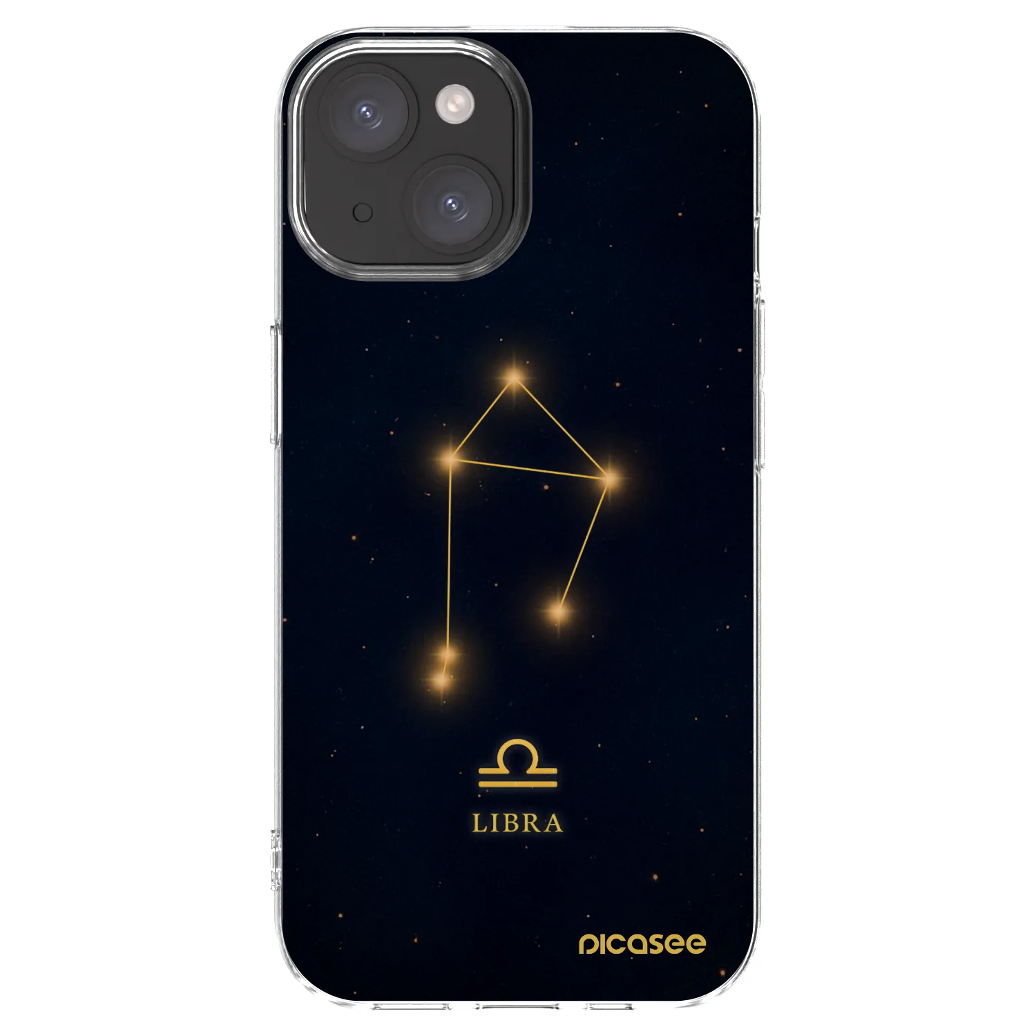 Picasee silikonski prozorni ovitek za Apple iPhone 15 - LIBRA