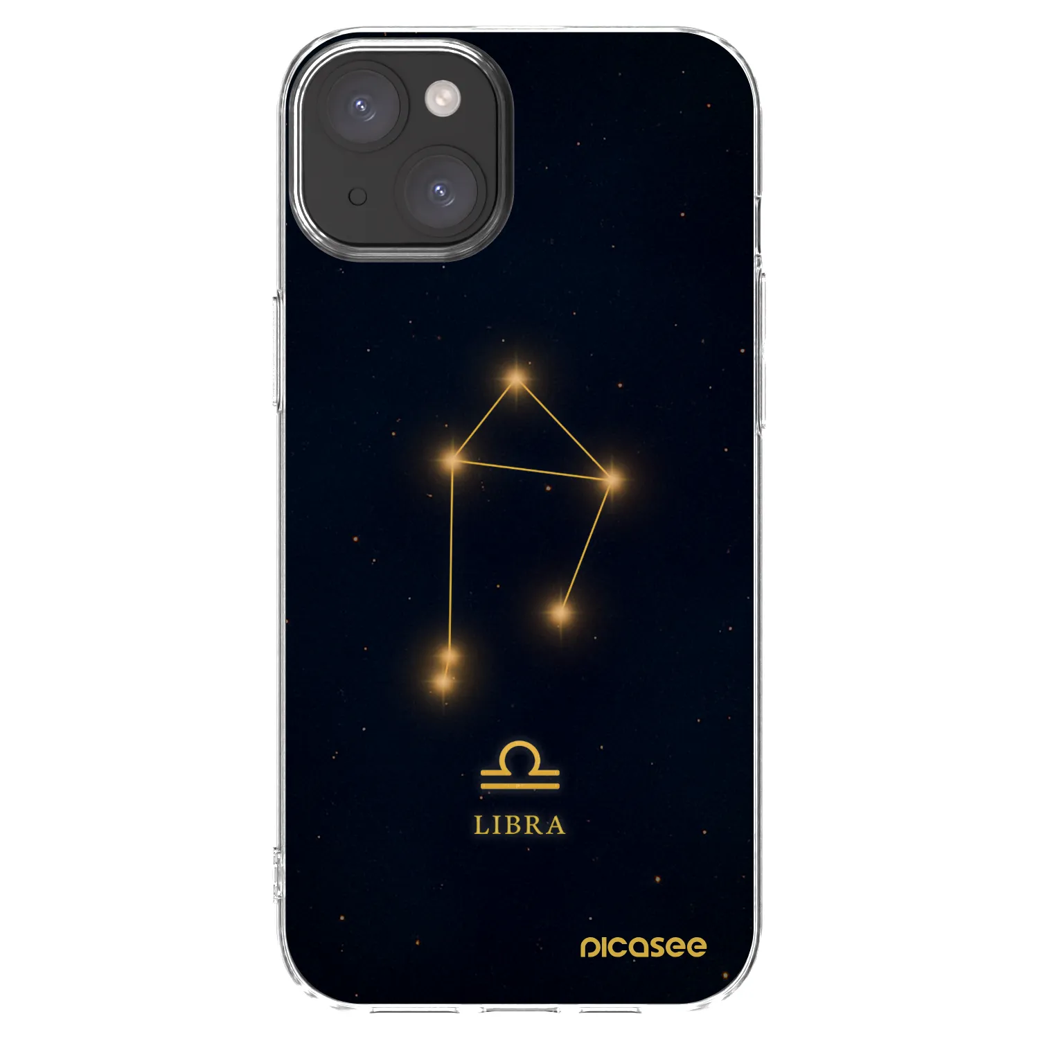 Picasee silikonski prozorni ovitek za Apple iPhone 15 Plus - LIBRA