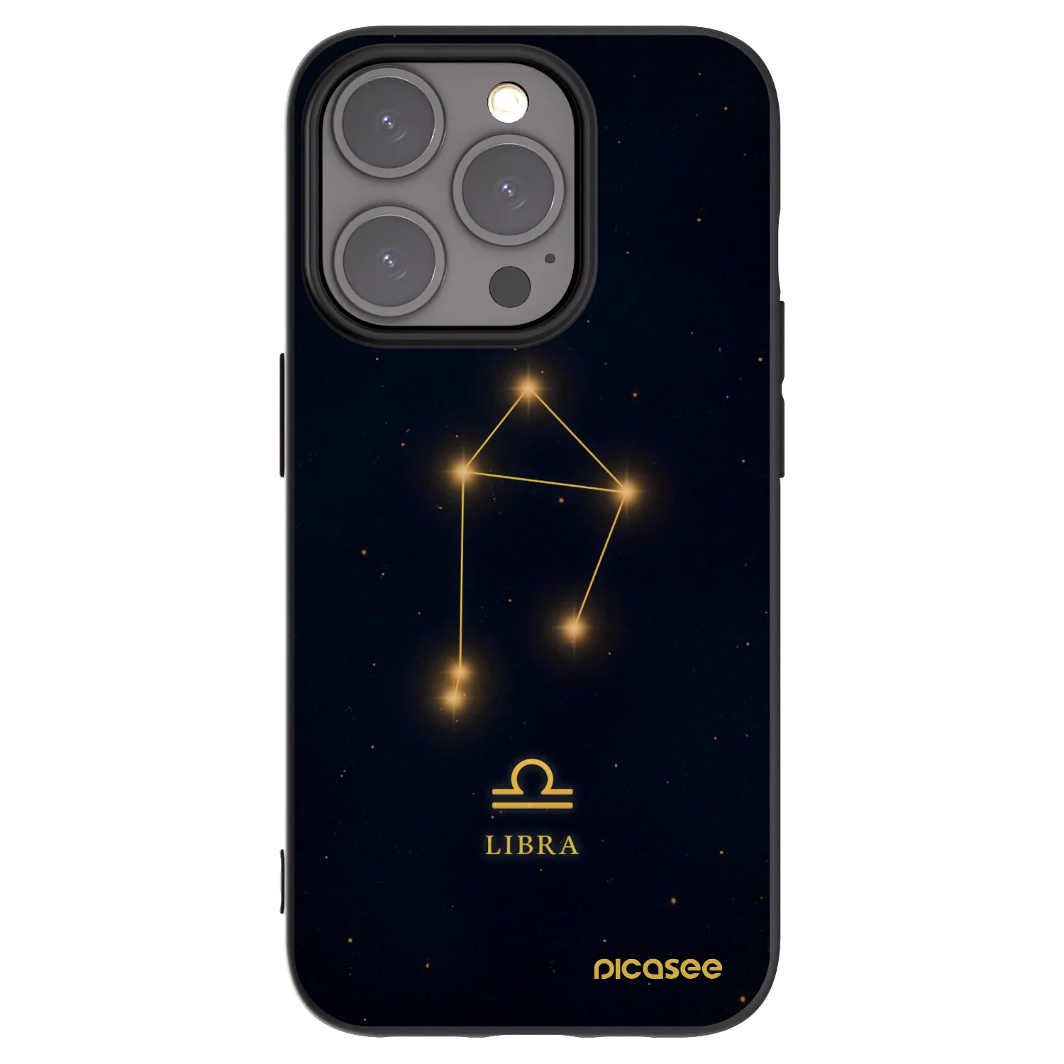 Picasee silikonski črni ovitek za Apple iPhone 15 Pro - LIBRA