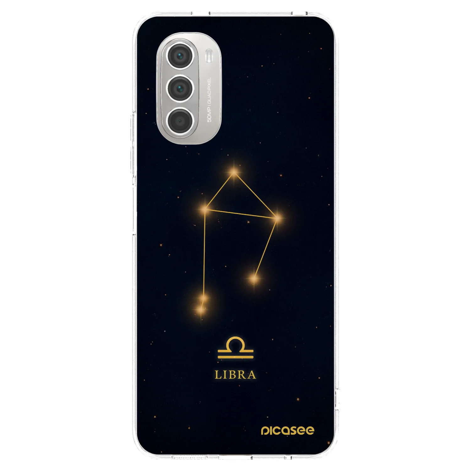 Picasee silikonski prozorni ovitek za Motorola Moto G51 - LIBRA