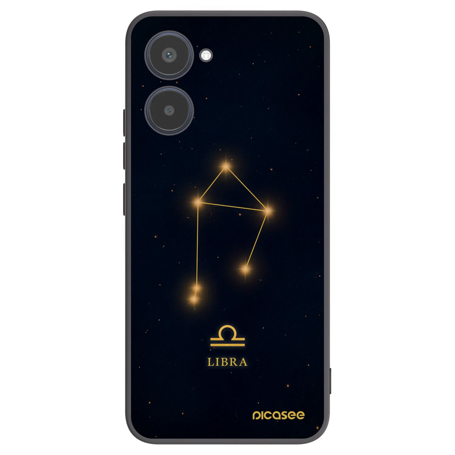 Picasee silikonski črni ovitek za Realme 10 4G - LIBRA