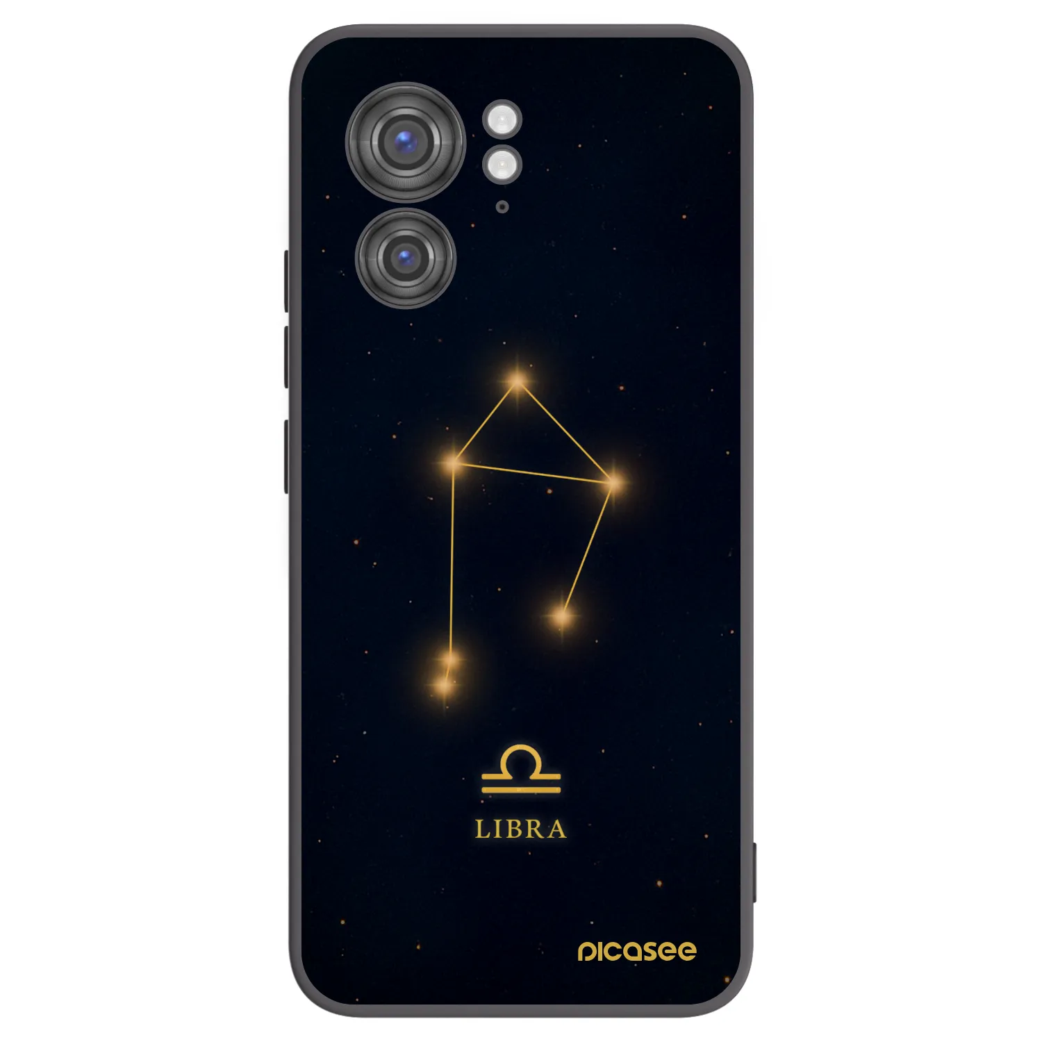 Picasee silikonski črni ovitek za Motorola Edge 40 - LIBRA