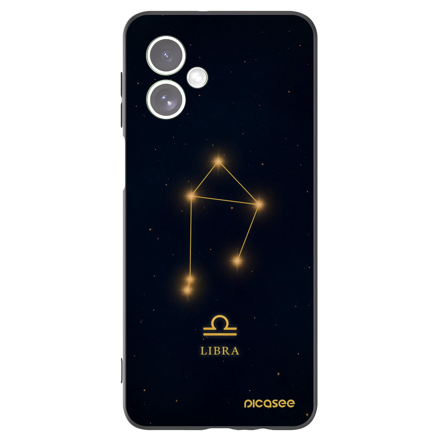 Picasee silikonski črni ovitek za Motorola Moto G54 5G - LIBRA