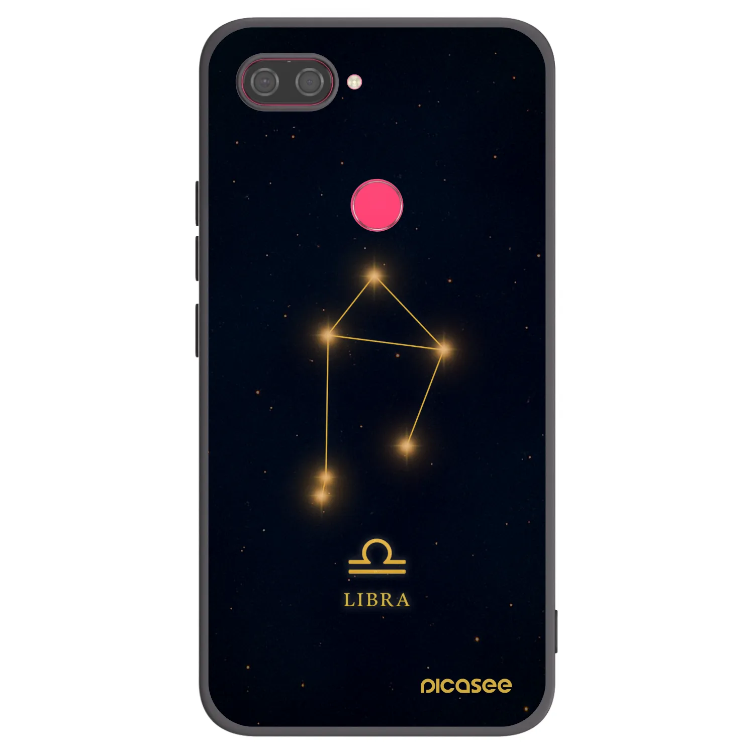 Picasee silikonski črni ovitek za Xiaomi Mi 8 Lite - LIBRA