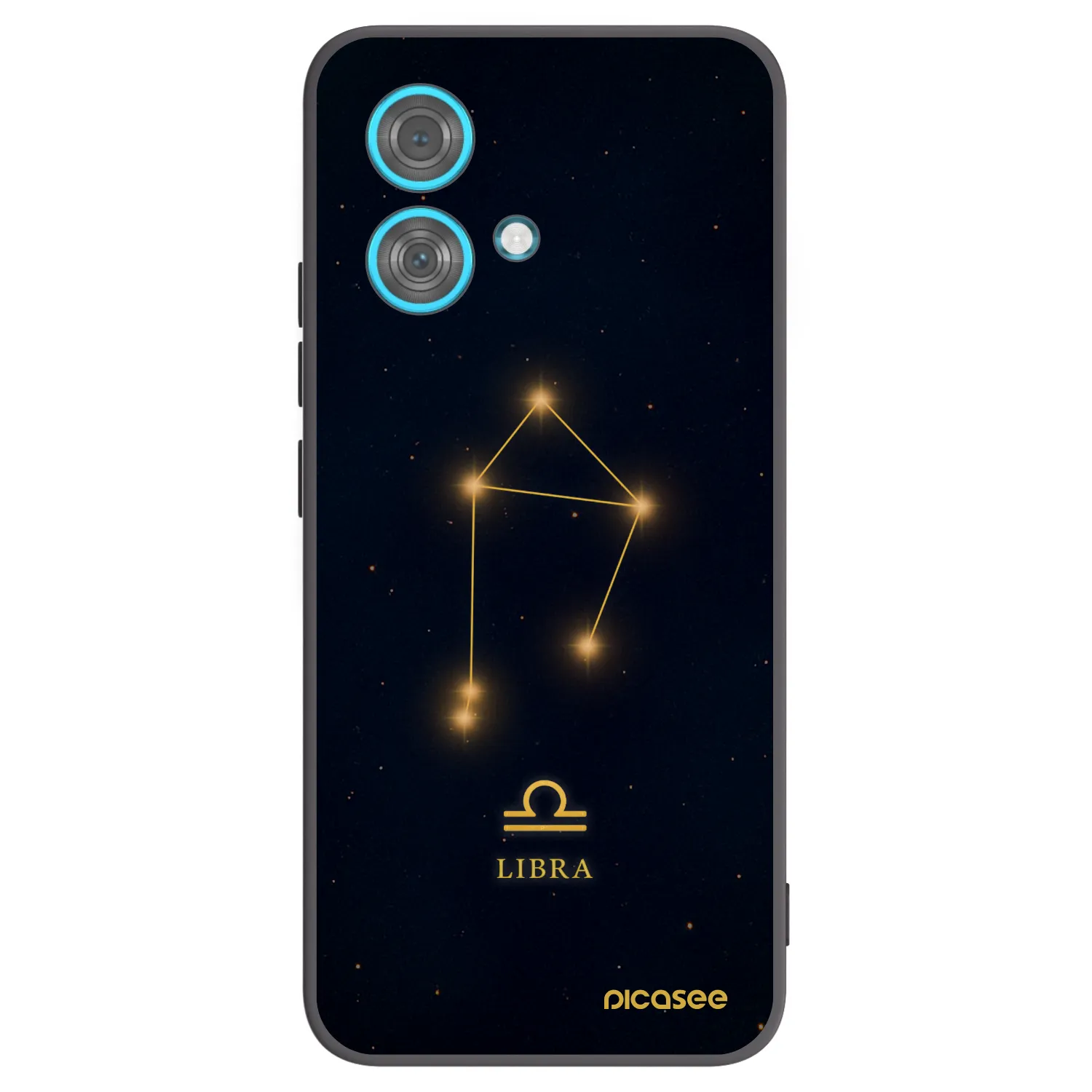 Picasee silikonski črni ovitek za Motorola Edge 40 Neo - LIBRA