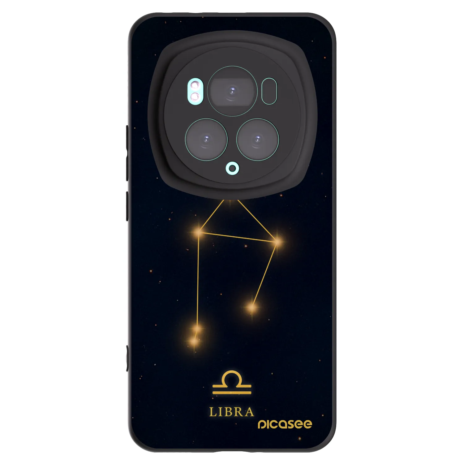 Picasee silikonski črni ovitek za Honor Magic6 Pro - LIBRA
