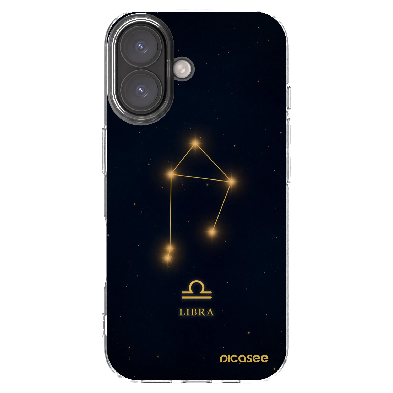 Picasee silikonski prozorni ovitek za Apple iPhone 16 - LIBRA