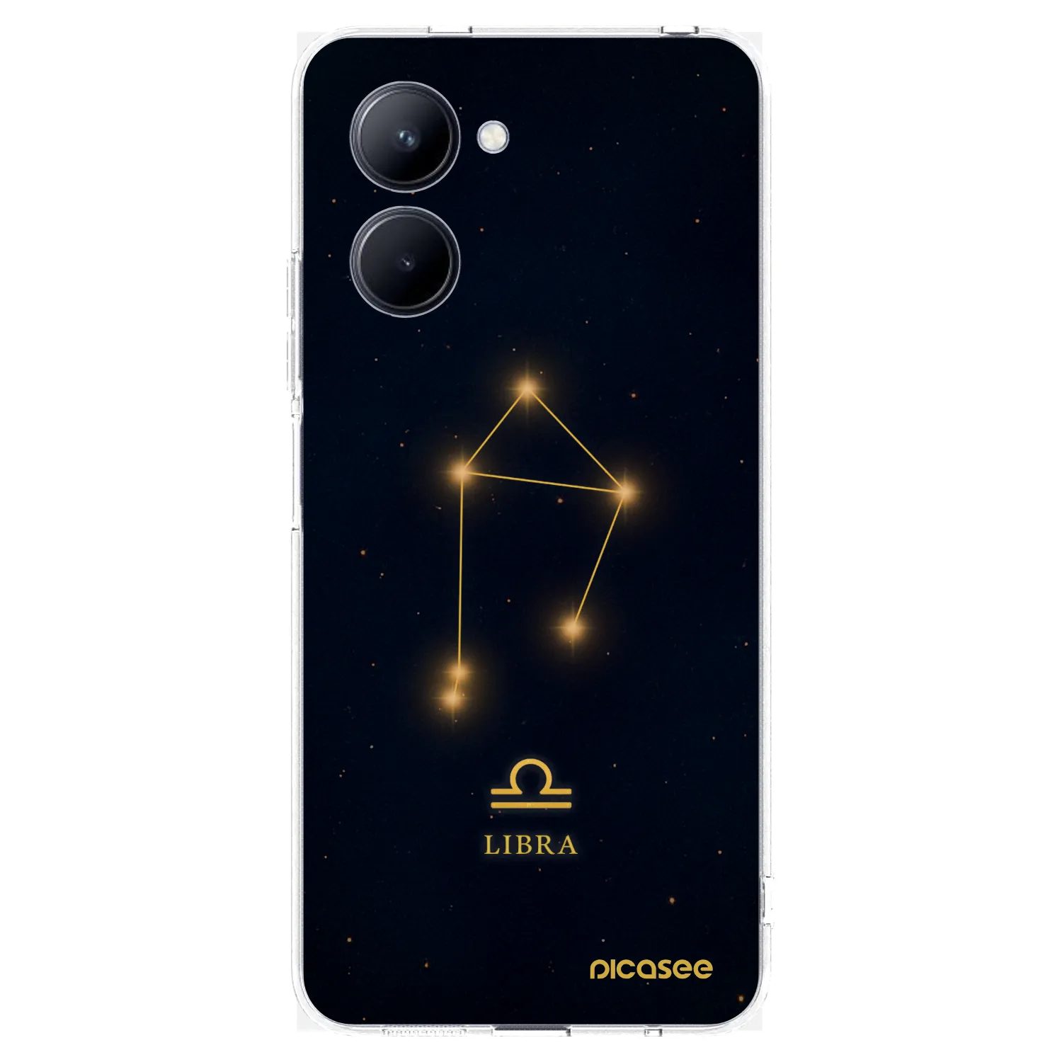Picasee silikonski prozorni ovitek za Realme C33 (2023) - LIBRA