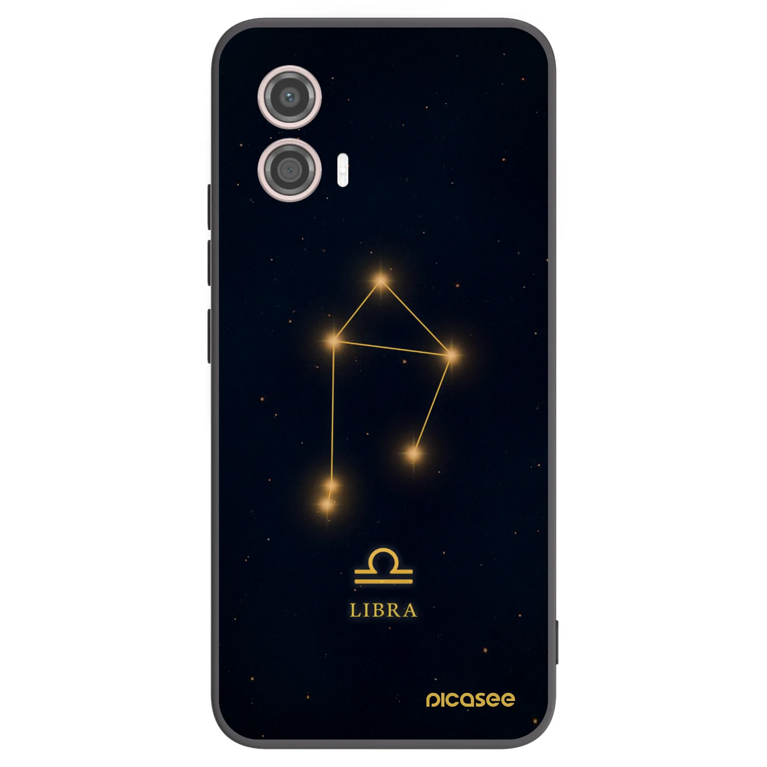 Picasee silikonski črni ovitek za Motorola Moto G53 5G - LIBRA