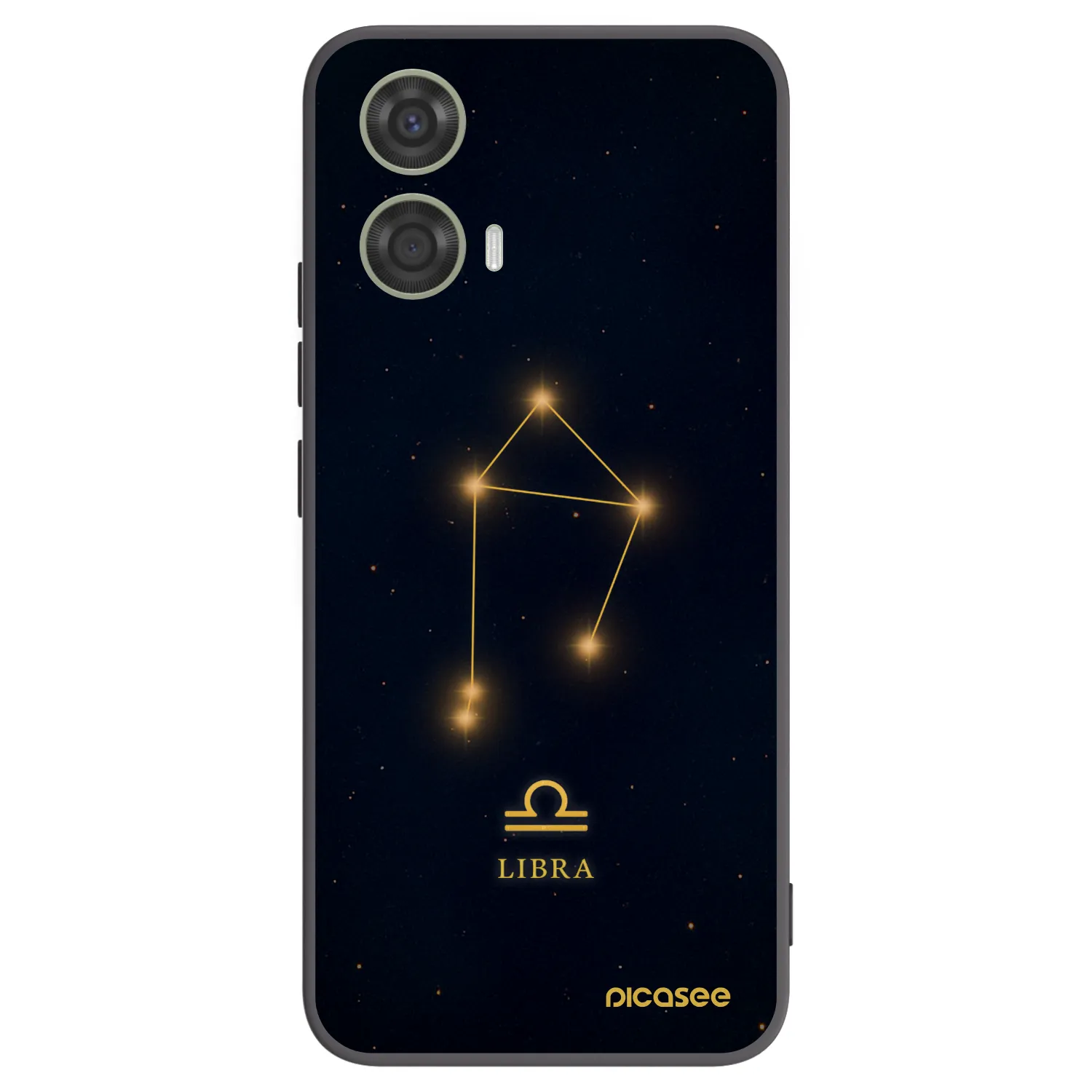 Picasee silikonski črni ovitek za Motorola Moto G24 - LIBRA