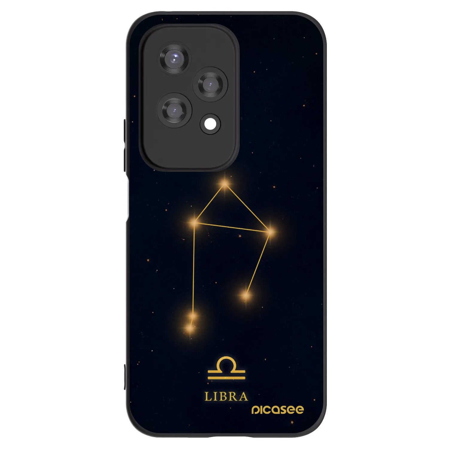 Picasee silikonski črni ovitek za Honor 200 Lite - LIBRA