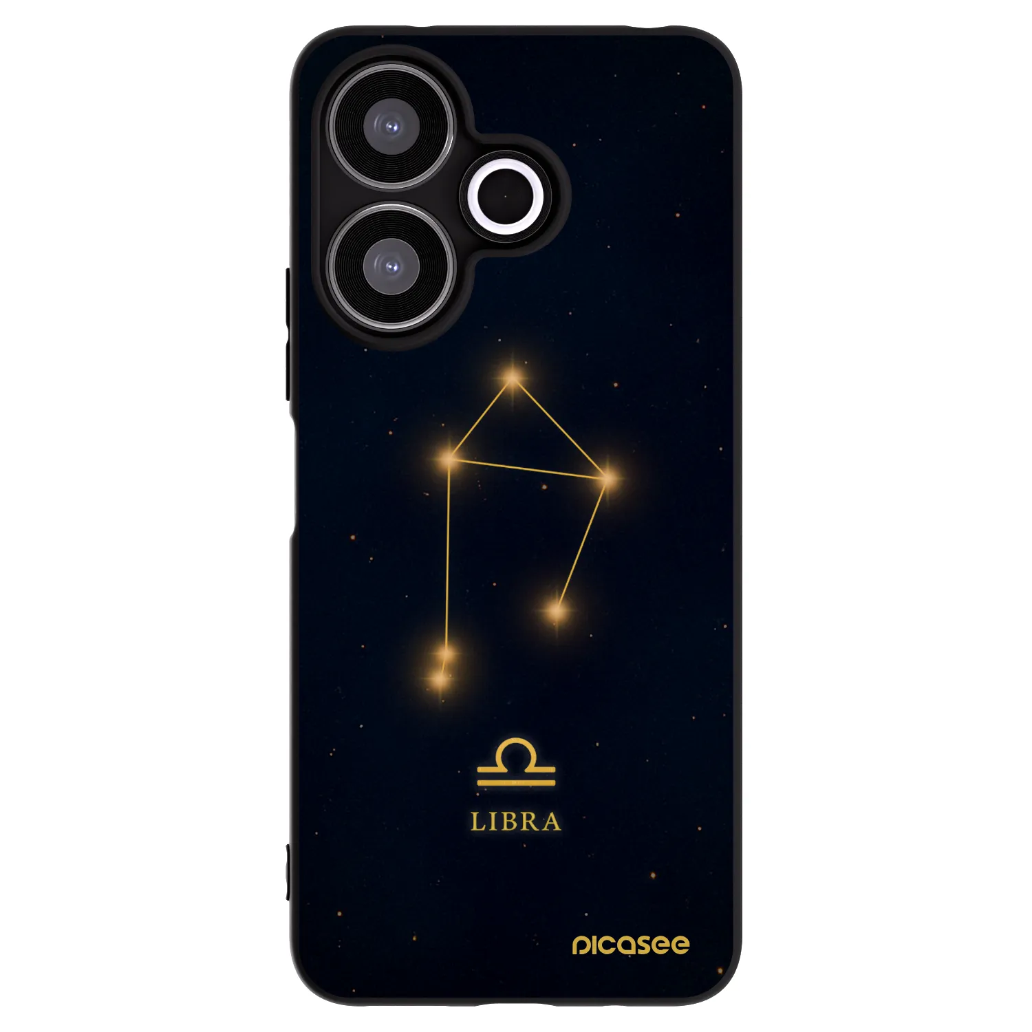 Picasee silikonski črni ovitek za Xiaomi Redmi 13 4G - LIBRA