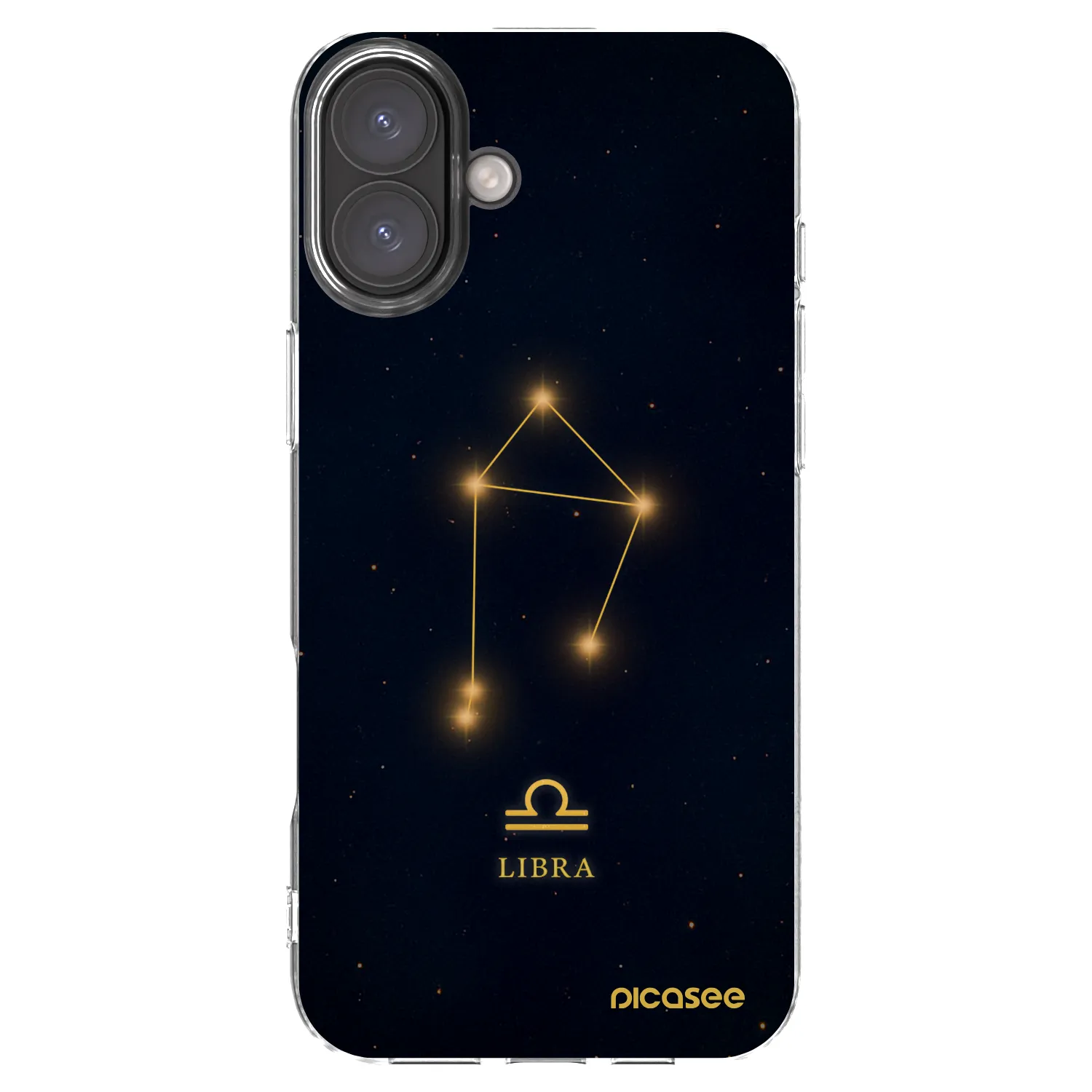 Picasee silikonski prozorni ovitek za Apple iPhone 16 Plus - LIBRA