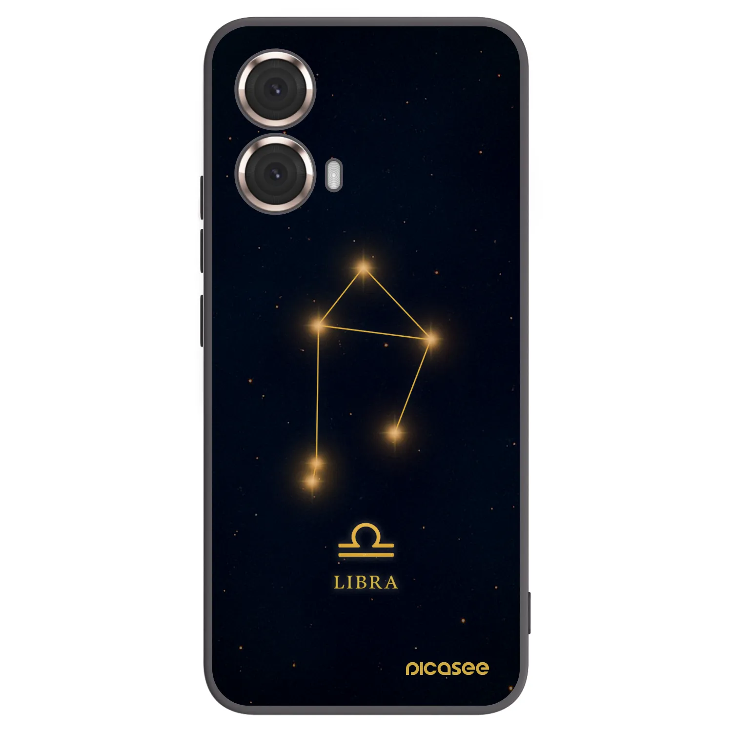 Picasee silikonski črni ovitek za Motorola Moto G85 - LIBRA