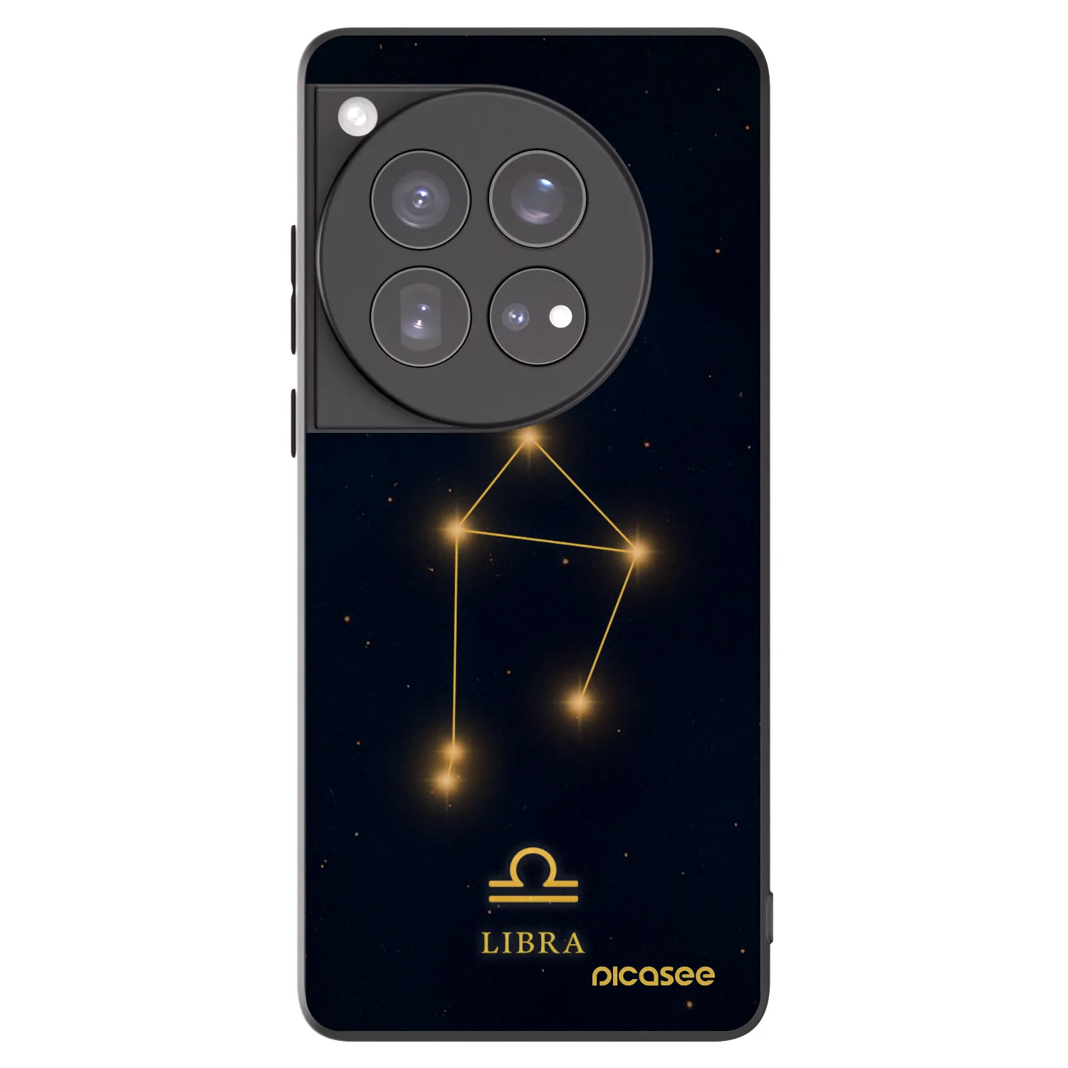 Picasee silikonski črni ovitek za OnePlus 12 5G - LIBRA