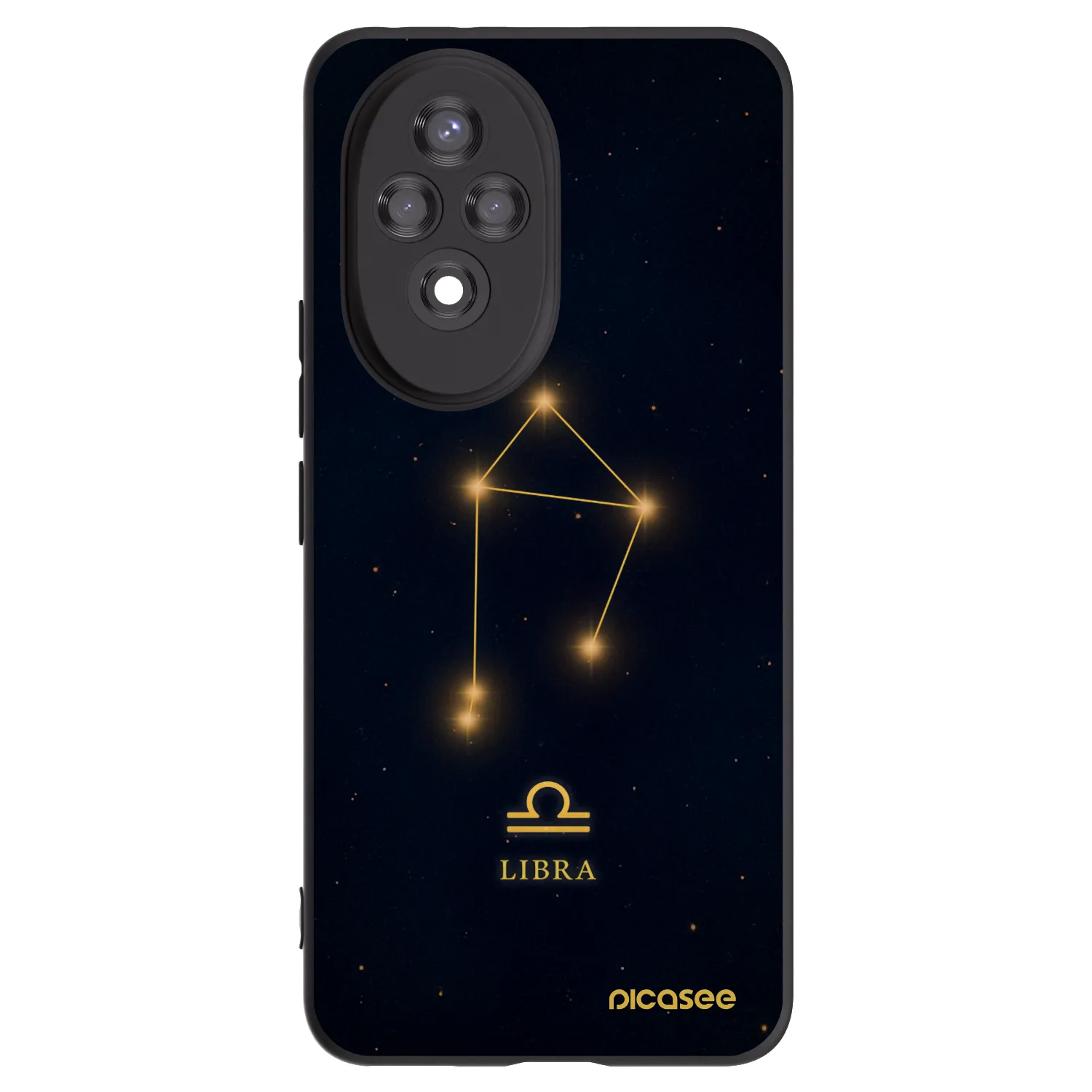 Picasee silikonski črni ovitek za Honor 200 Pro 5G - LIBRA