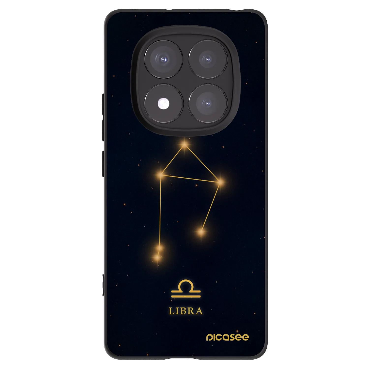 Picasee silikonski črni ovitek za Xiaomi Redmi Note 14 Pro+ 5G - LIBRA