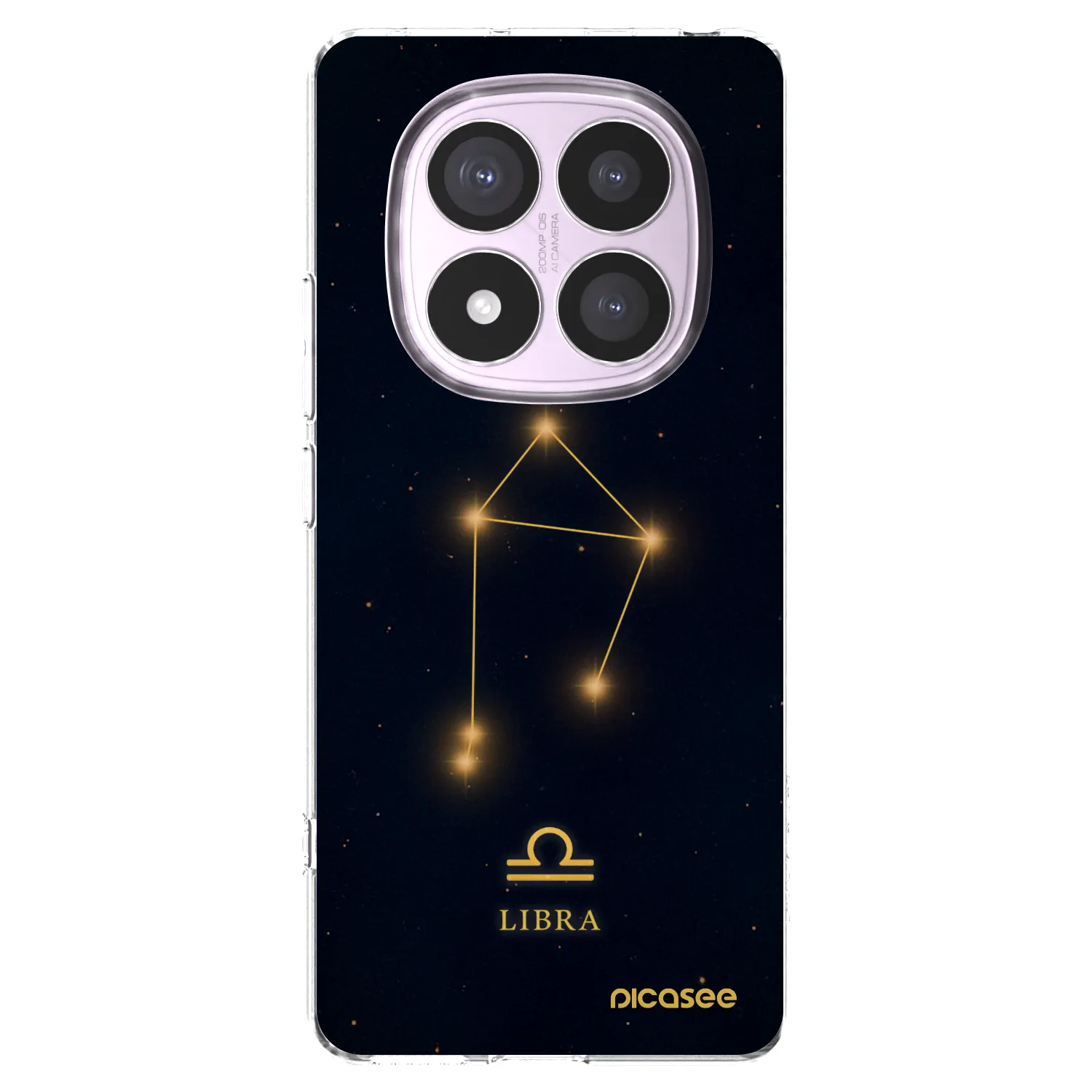 Picasee silikonski prozorni ovitek za Xiaomi Redmi Note 14 Pro 5G - LIBRA