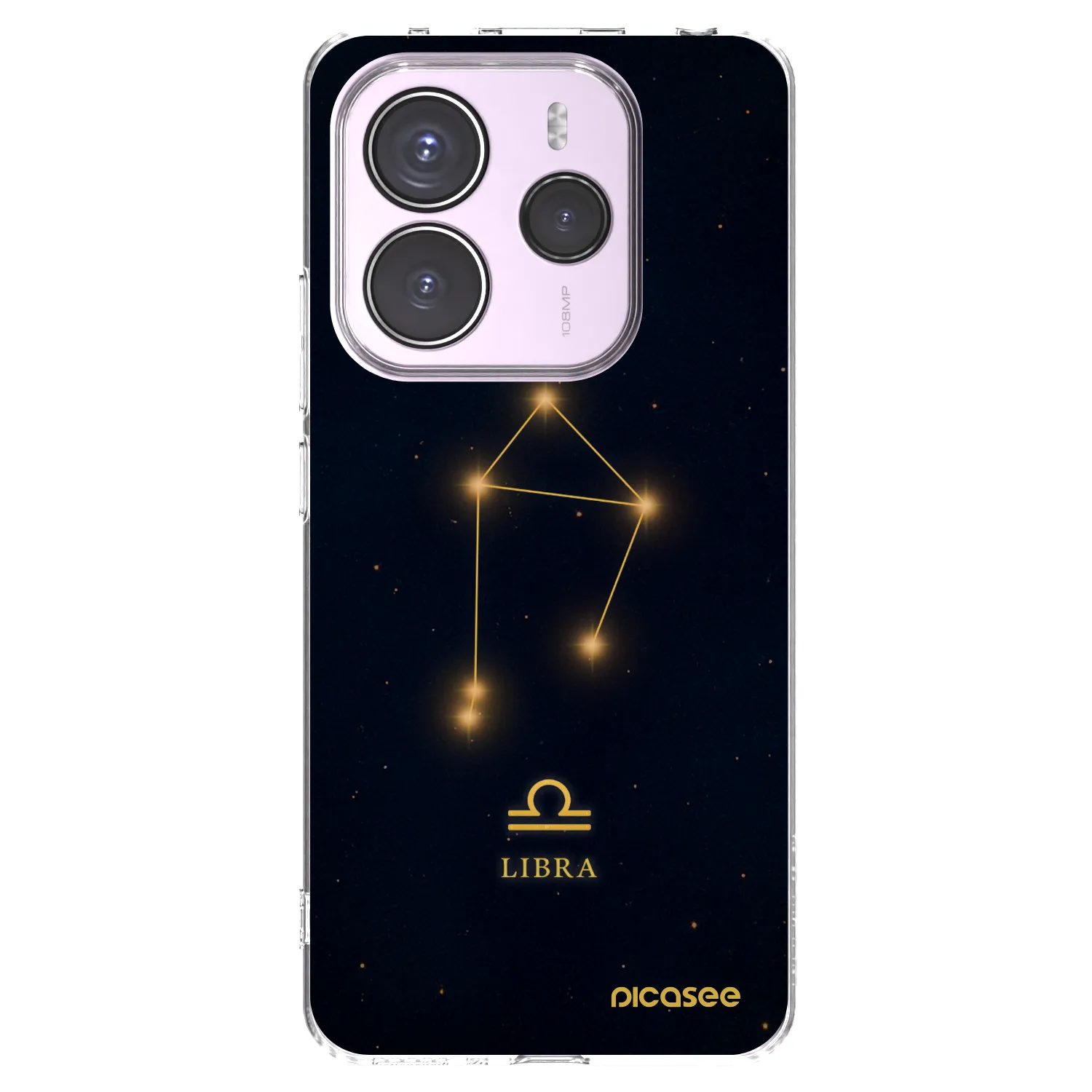 Picasee silikonski prozorni ovitek za Xiaomi Redmi Note 14 5G - LIBRA