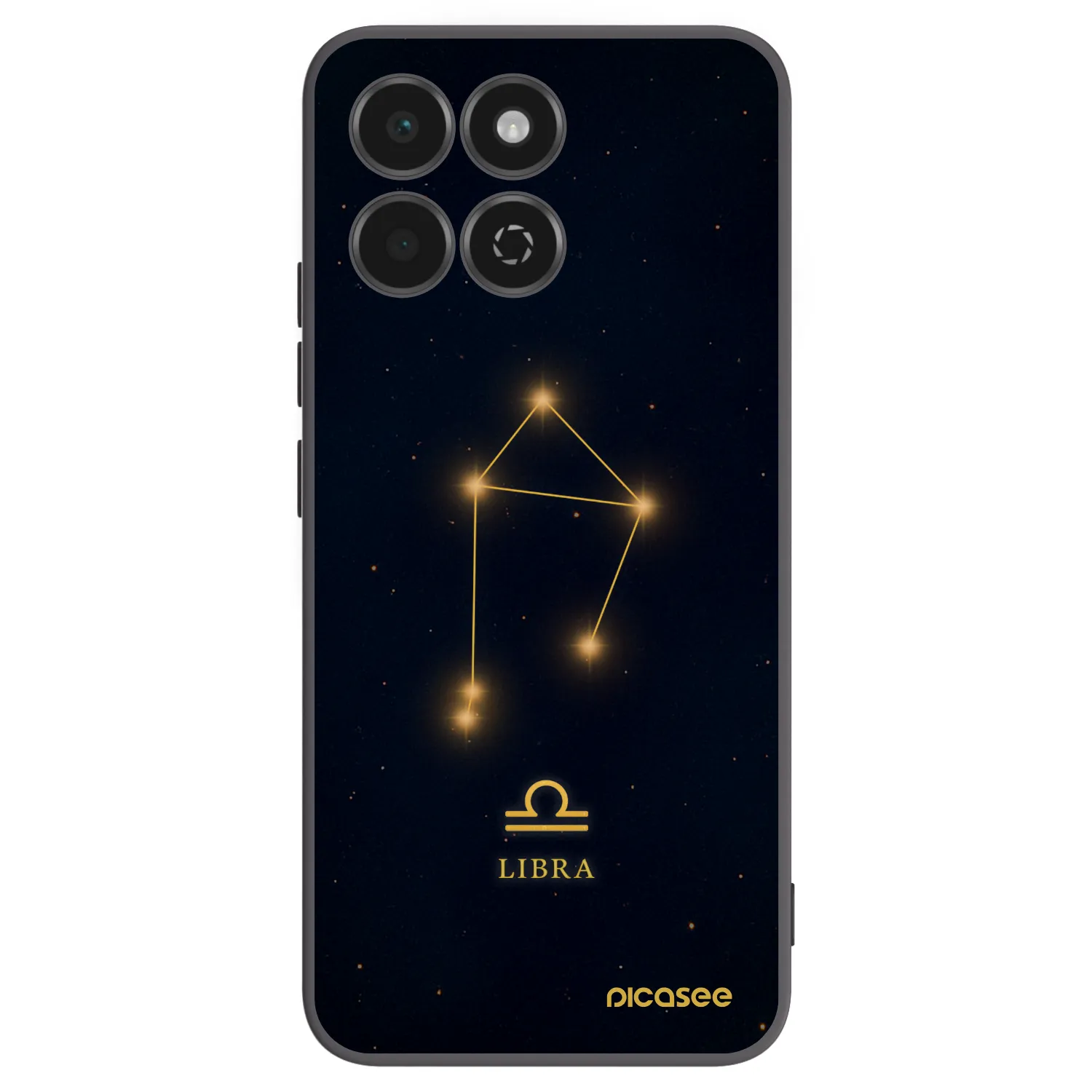 Picasee silikonski črni ovitek za Honor 200 Smart 5G - LIBRA