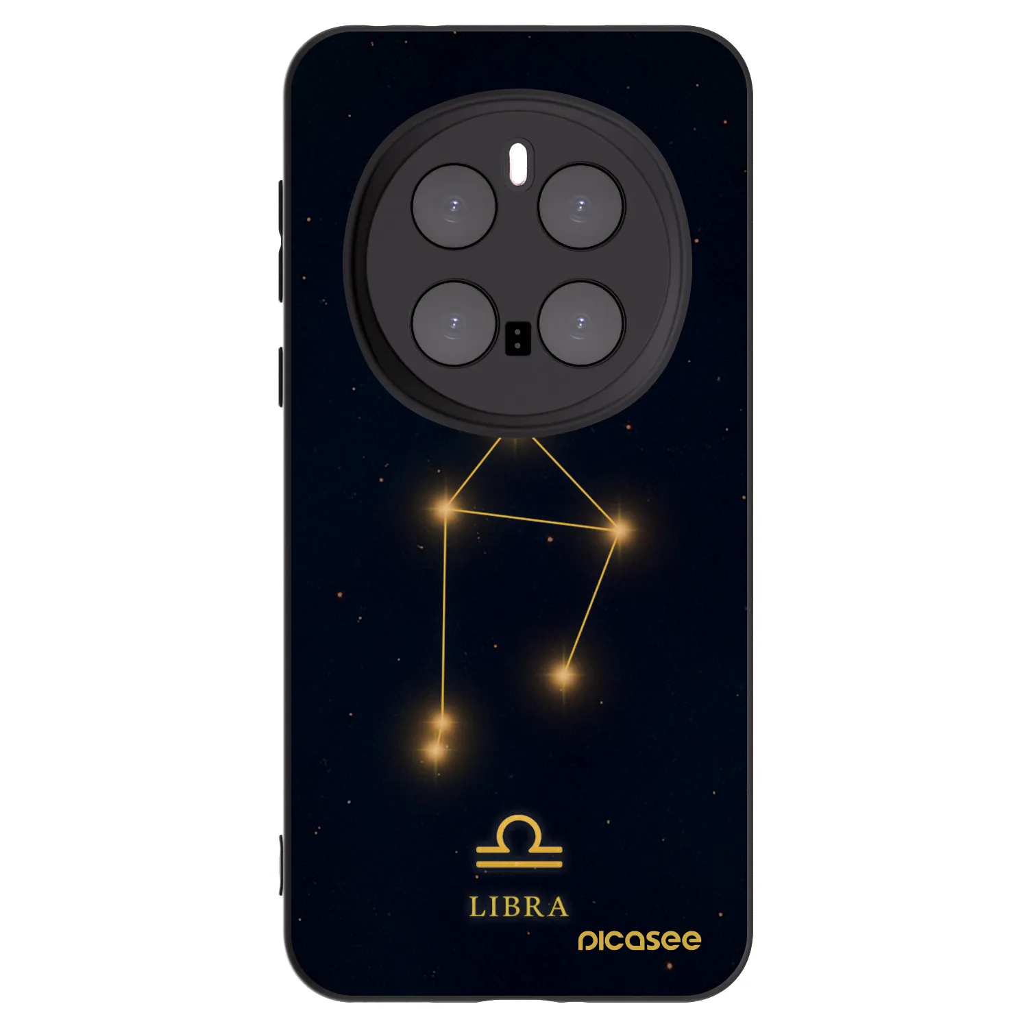 Picasee silikonski črni ovitek za Honor Magic7 Pro 5G - LIBRA