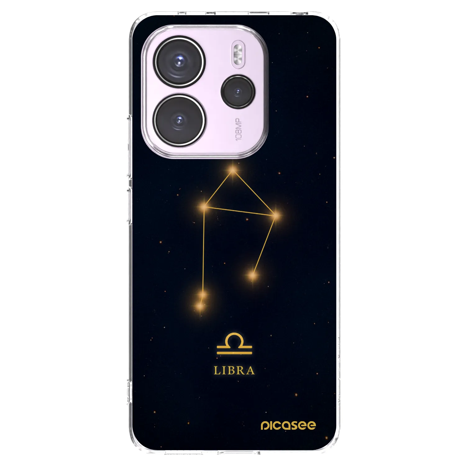 Picasee silikonski prozorni ovitek za Xiaomi Redmi Note 14 4G - LIBRA