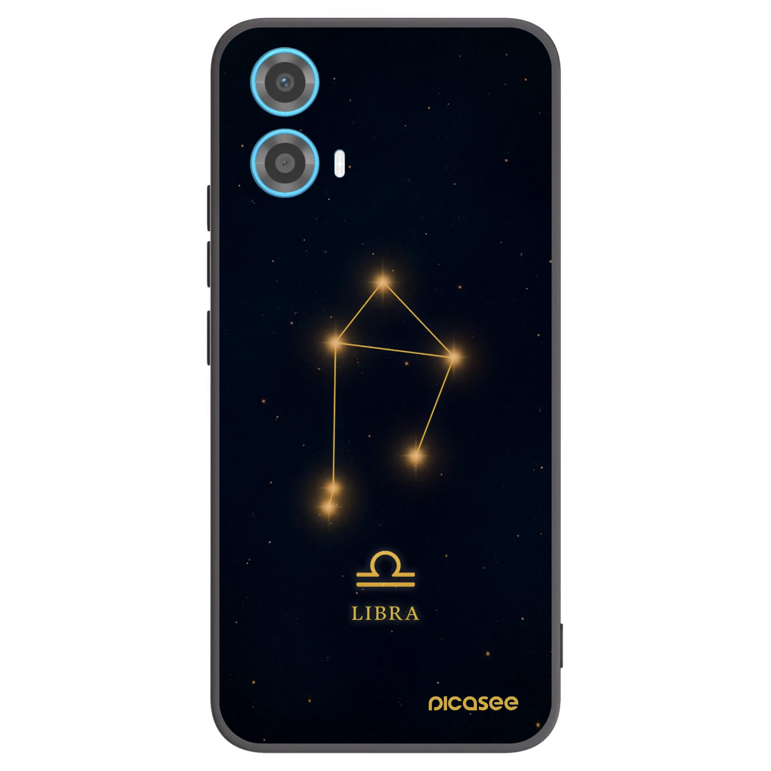 Picasee silikonski črni ovitek za Motorola Moto G34 5G - LIBRA