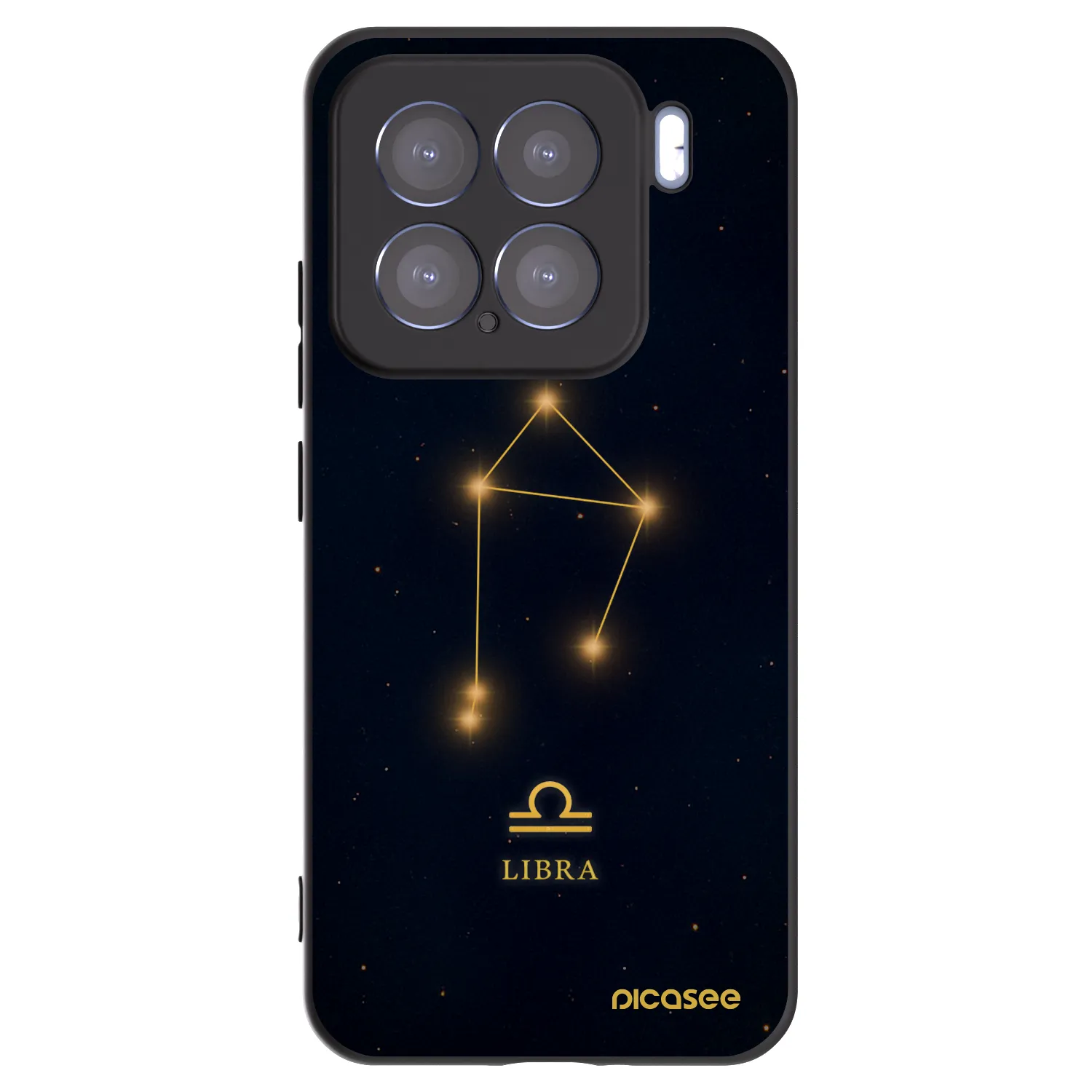 Picasee silikonski črni ovitek za Xiaomi 15 - LIBRA
