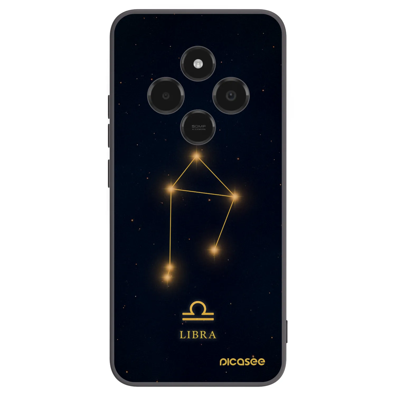 Picasee silikonski črni ovitek za Xiaomi Poco C75 - LIBRA