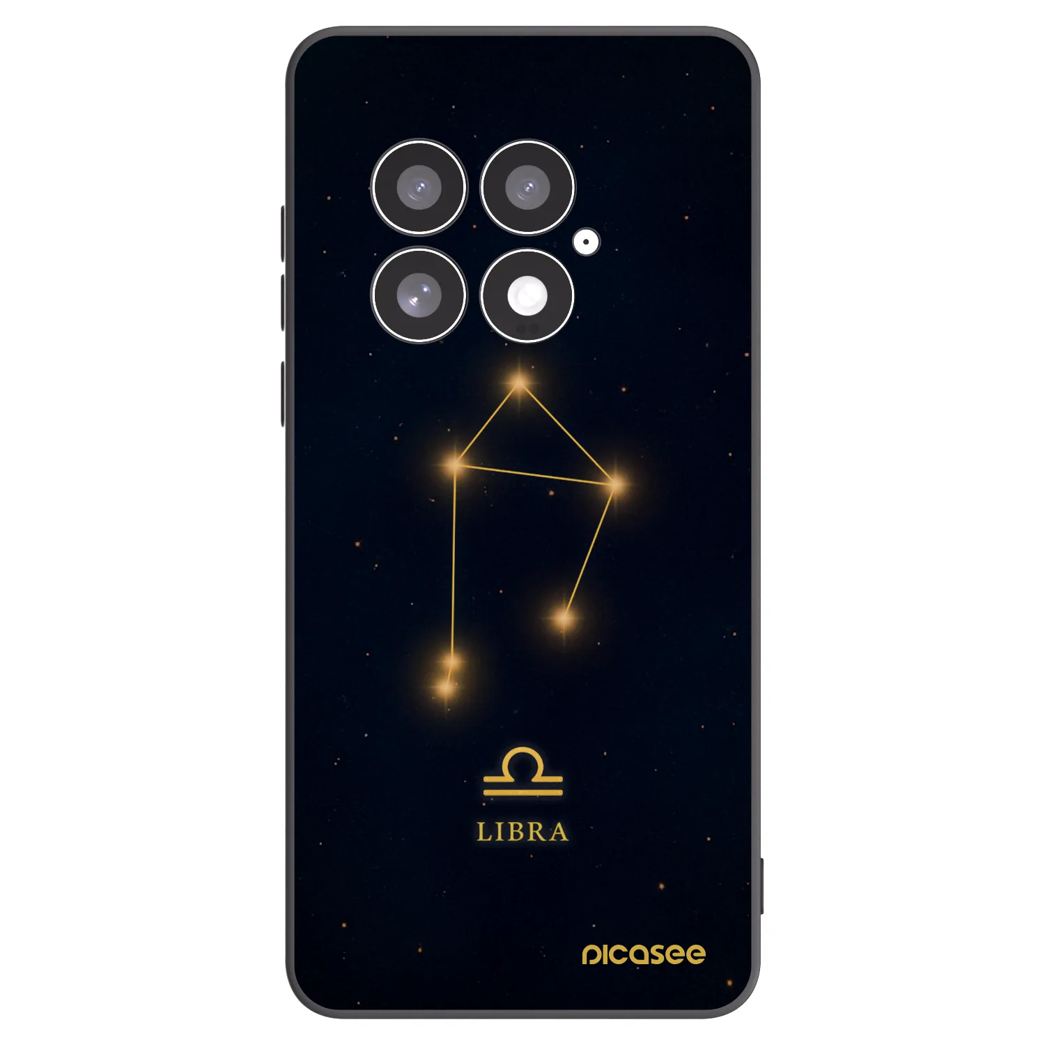 Picasee silikonski črni ovitek za OnePlus 13 5G - LIBRA