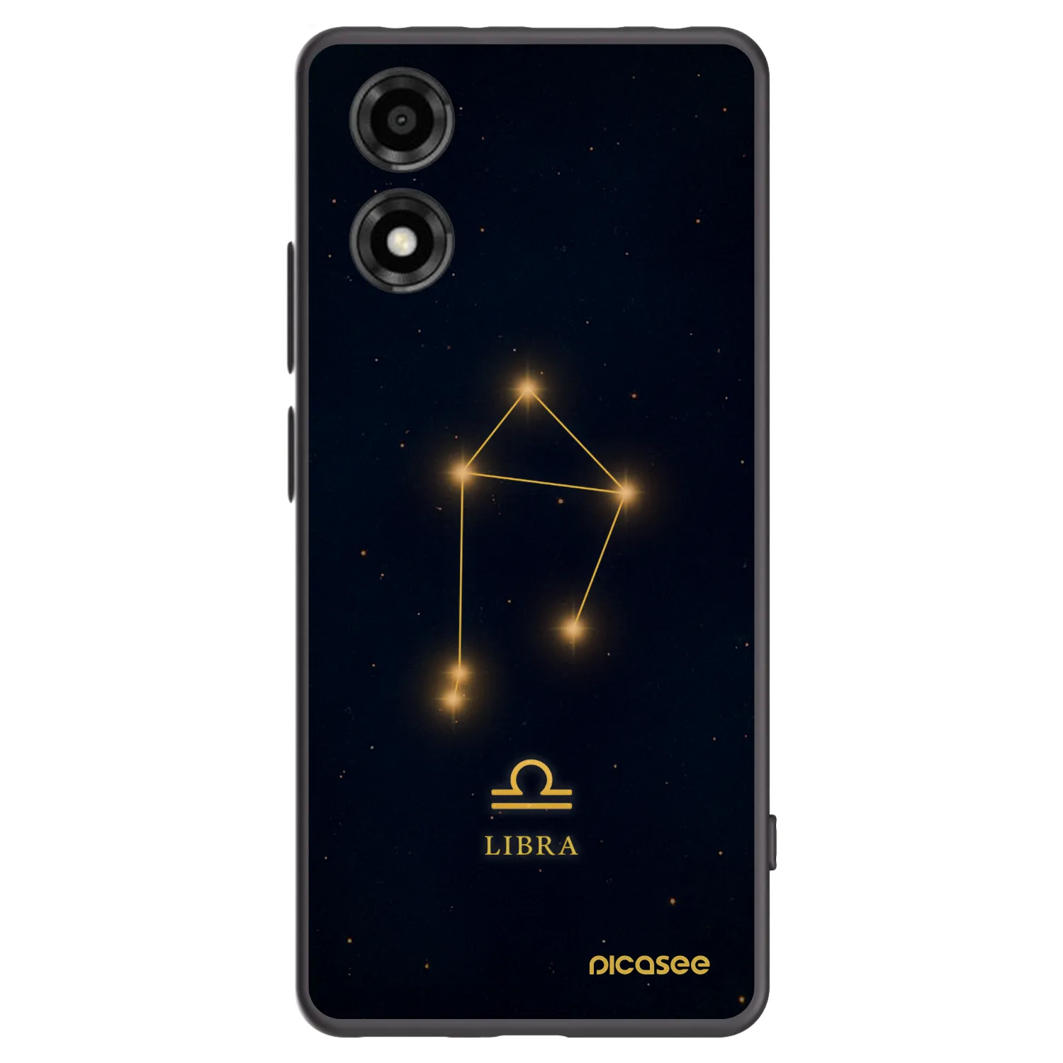 Picasee silikonski črni ovitek za Motorola Moto E14 - LIBRA