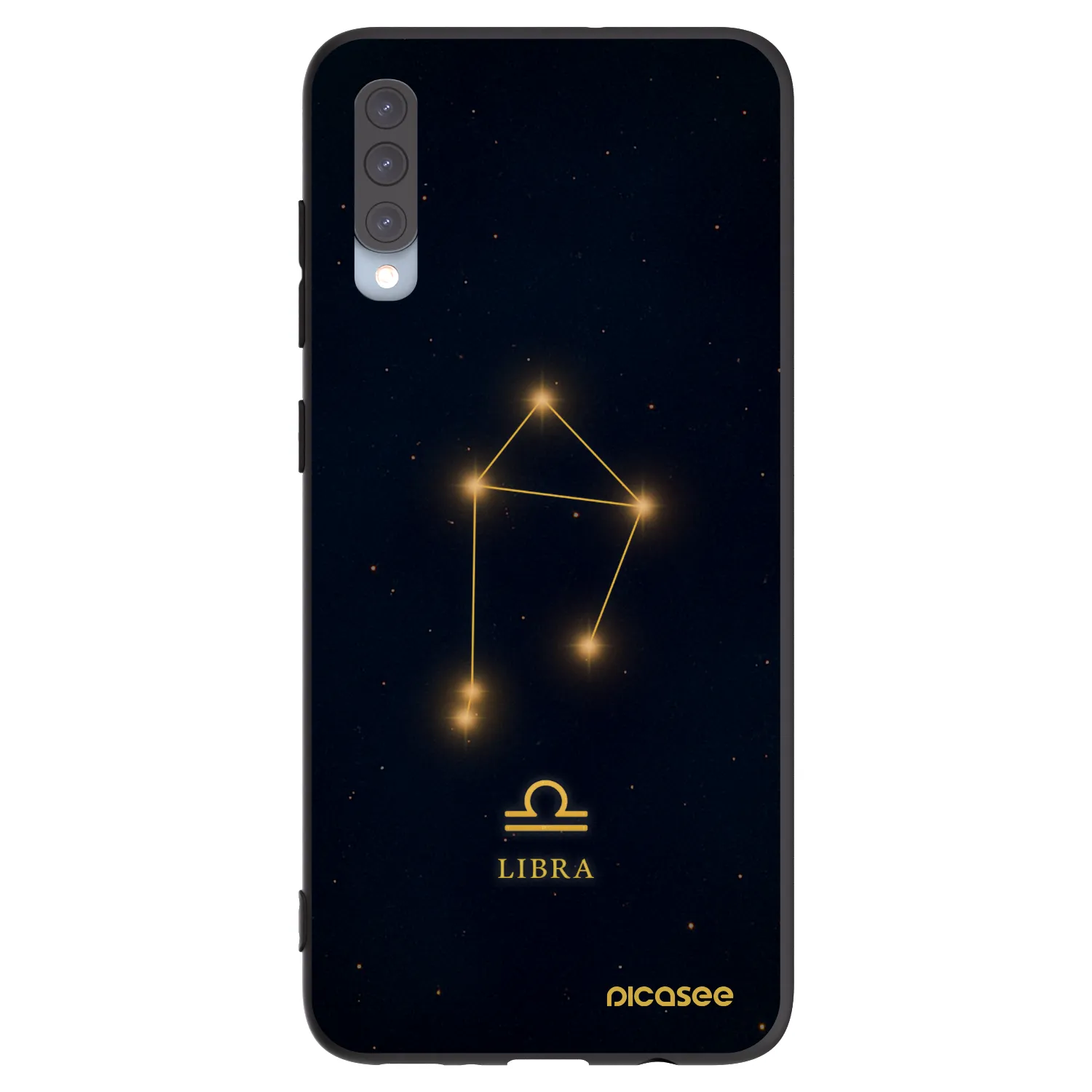 Picasee silikonski črni ovitek za Samsung Galaxy A70 A705F - LIBRA