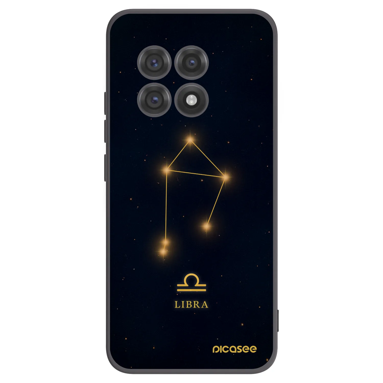 Picasee silikonski črni ovitek za OnePlus 13R 5G - LIBRA