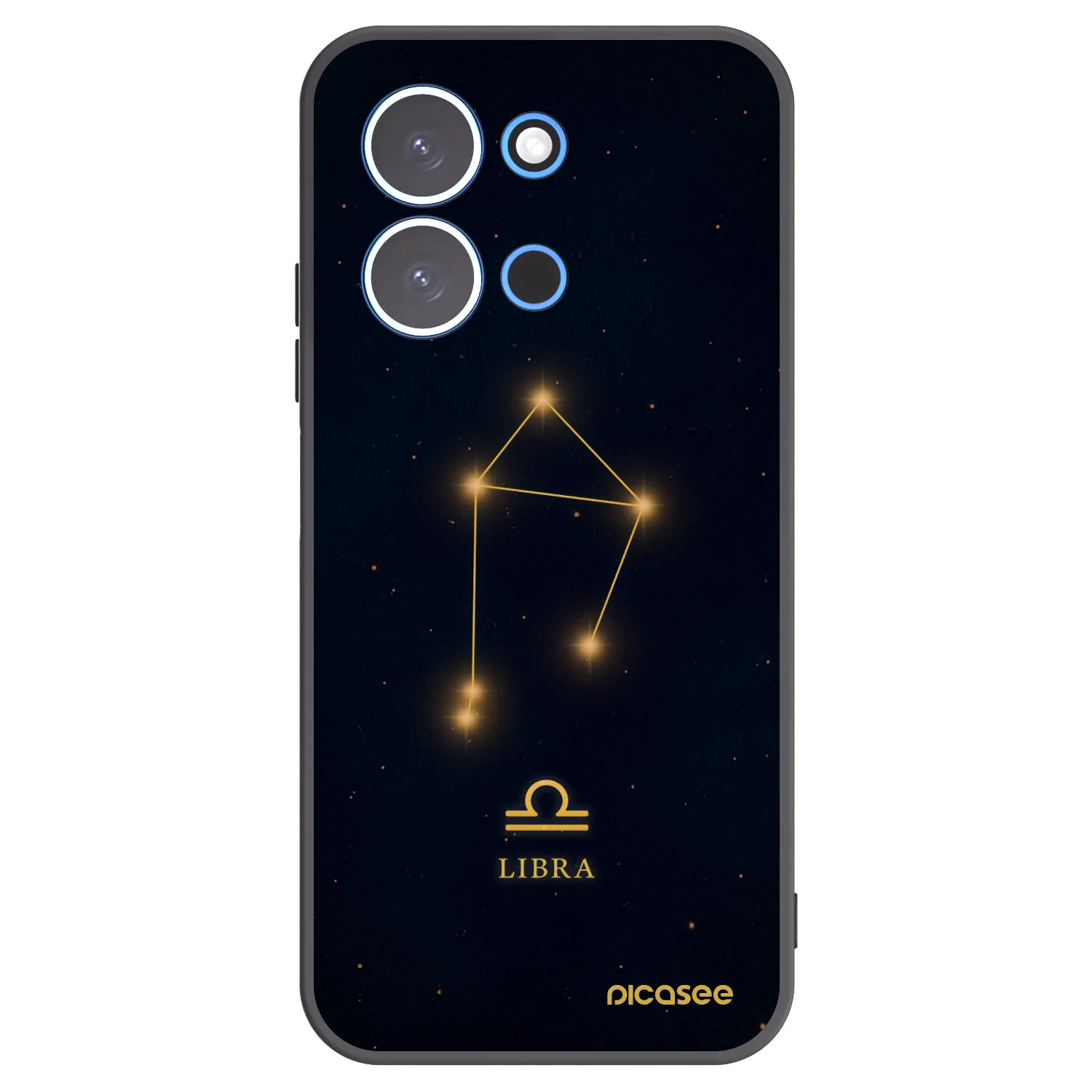 Picasee silikonski črni ovitek za Xiaomi Redmi 15C 4G - LIBRA