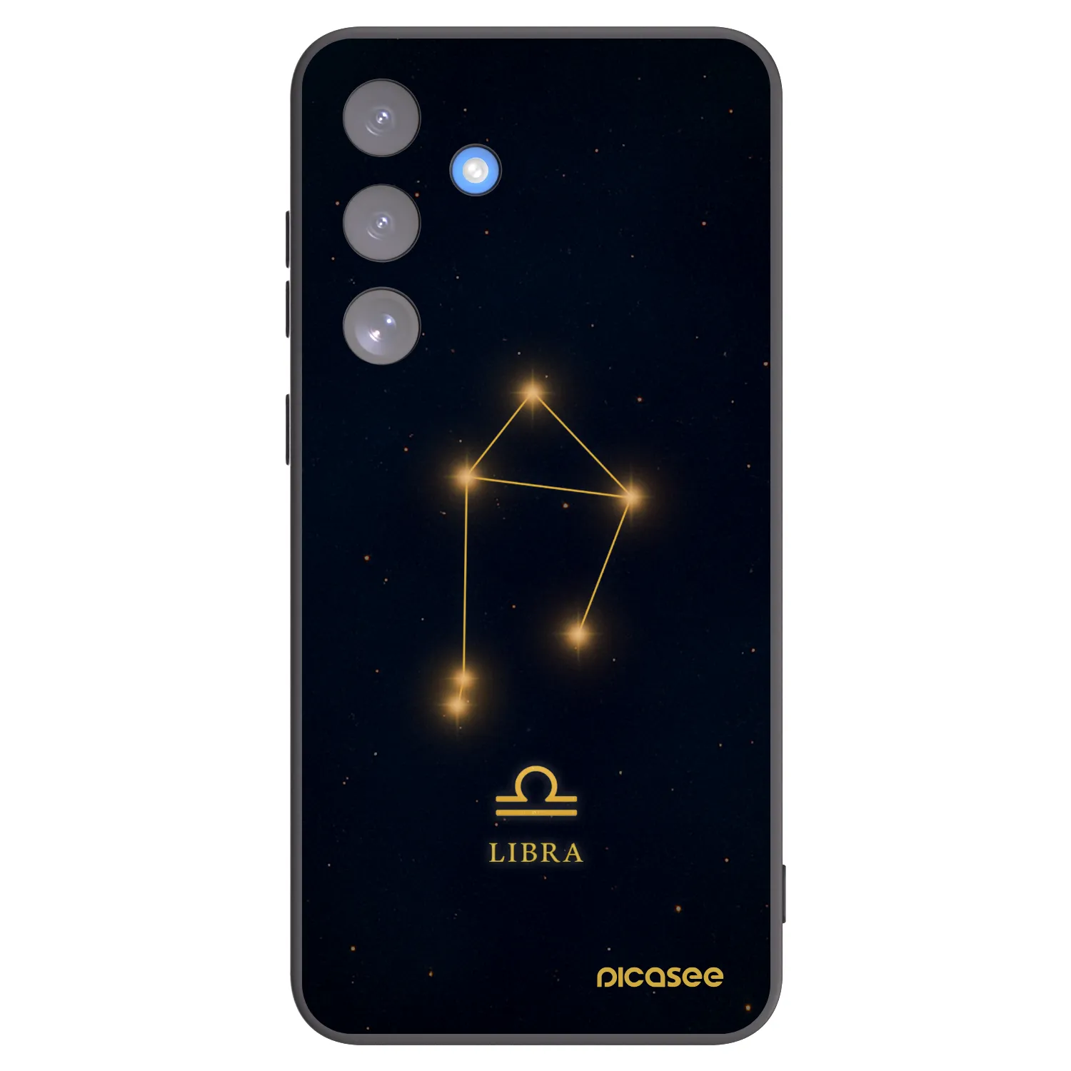 Picasee silikonski črni ovitek za Samsung Galaxy S25 FE 5G - LIBRA