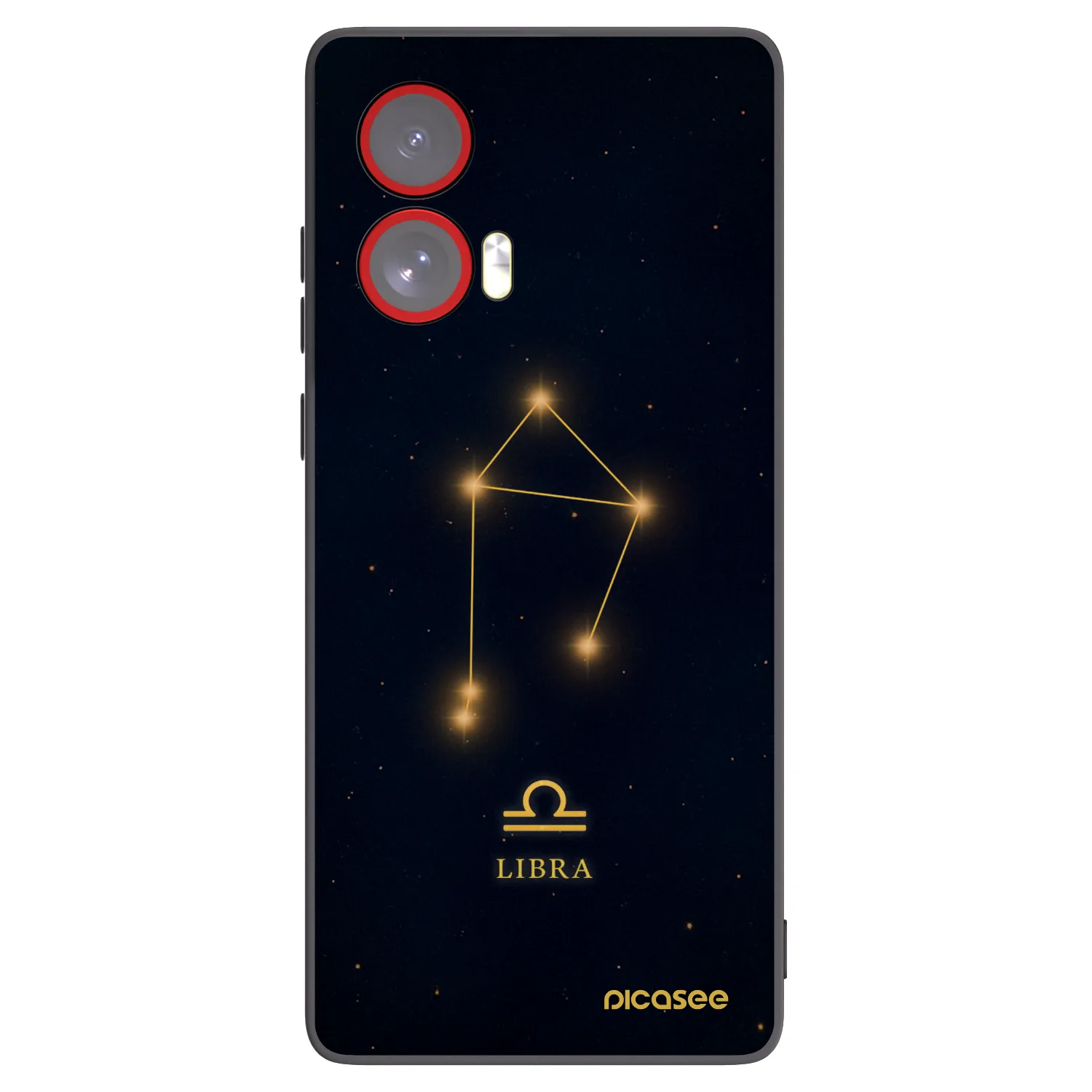 Picasee silikonski črni ovitek za Motorola Edge 50 Fusion - LIBRA