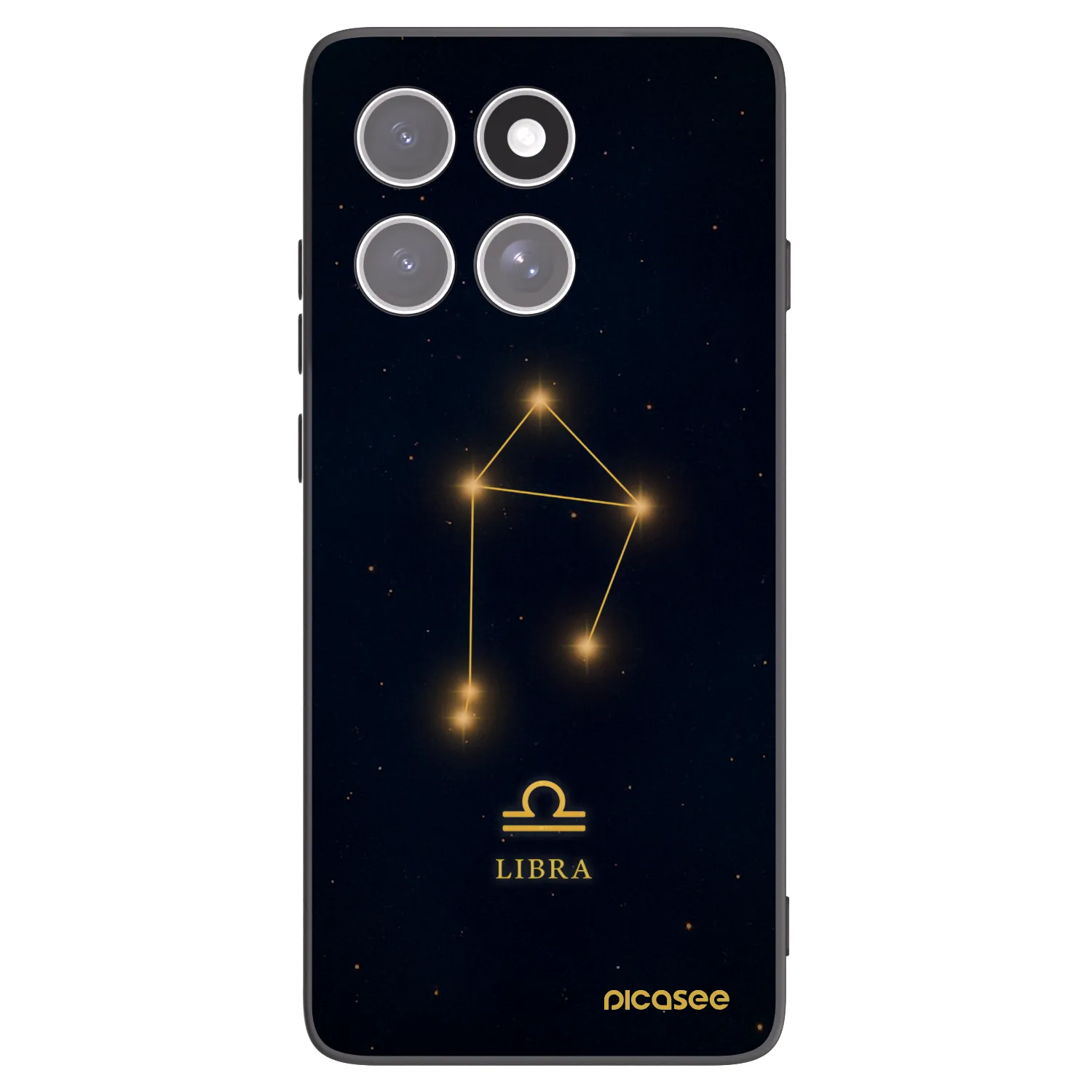 Picasee silikonski črni ovitek za Motorola Edge 60 Fusion - LIBRA